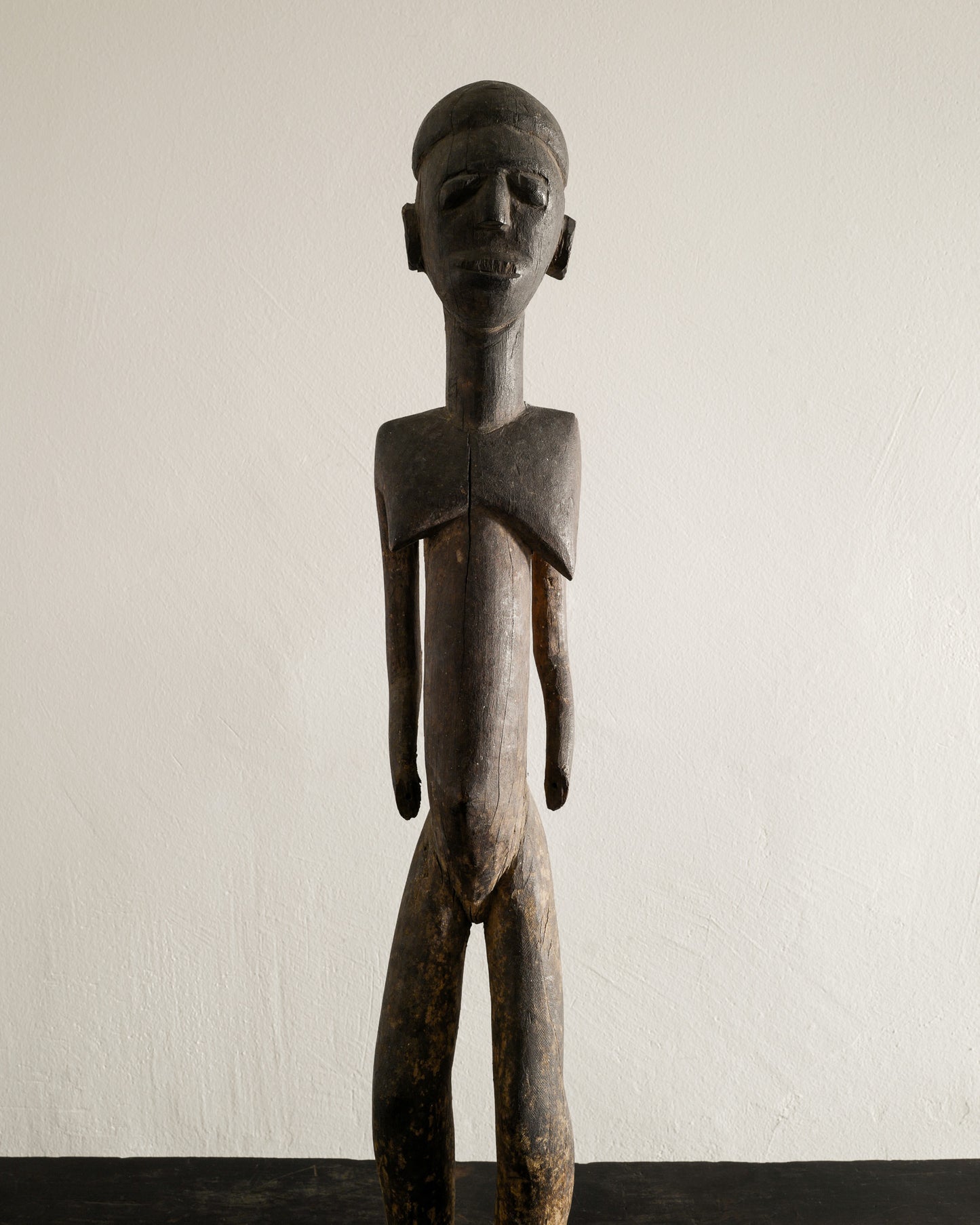 WOODEN LOBI FEMALE FIGURE, BURKINA FASO 1940s