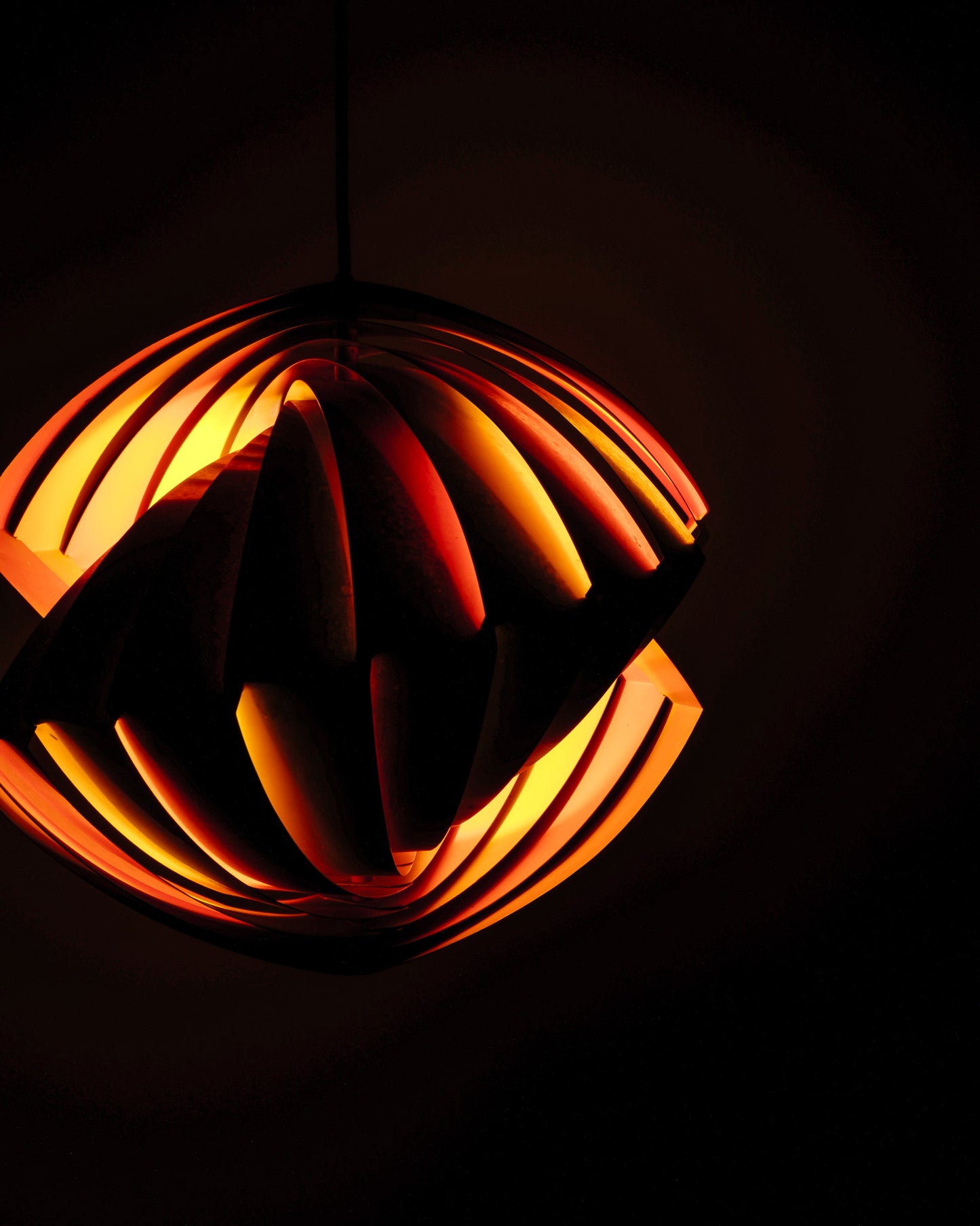 LOUIS WEISDORF "TIVOLI" BRASS PENDANT, 1960s