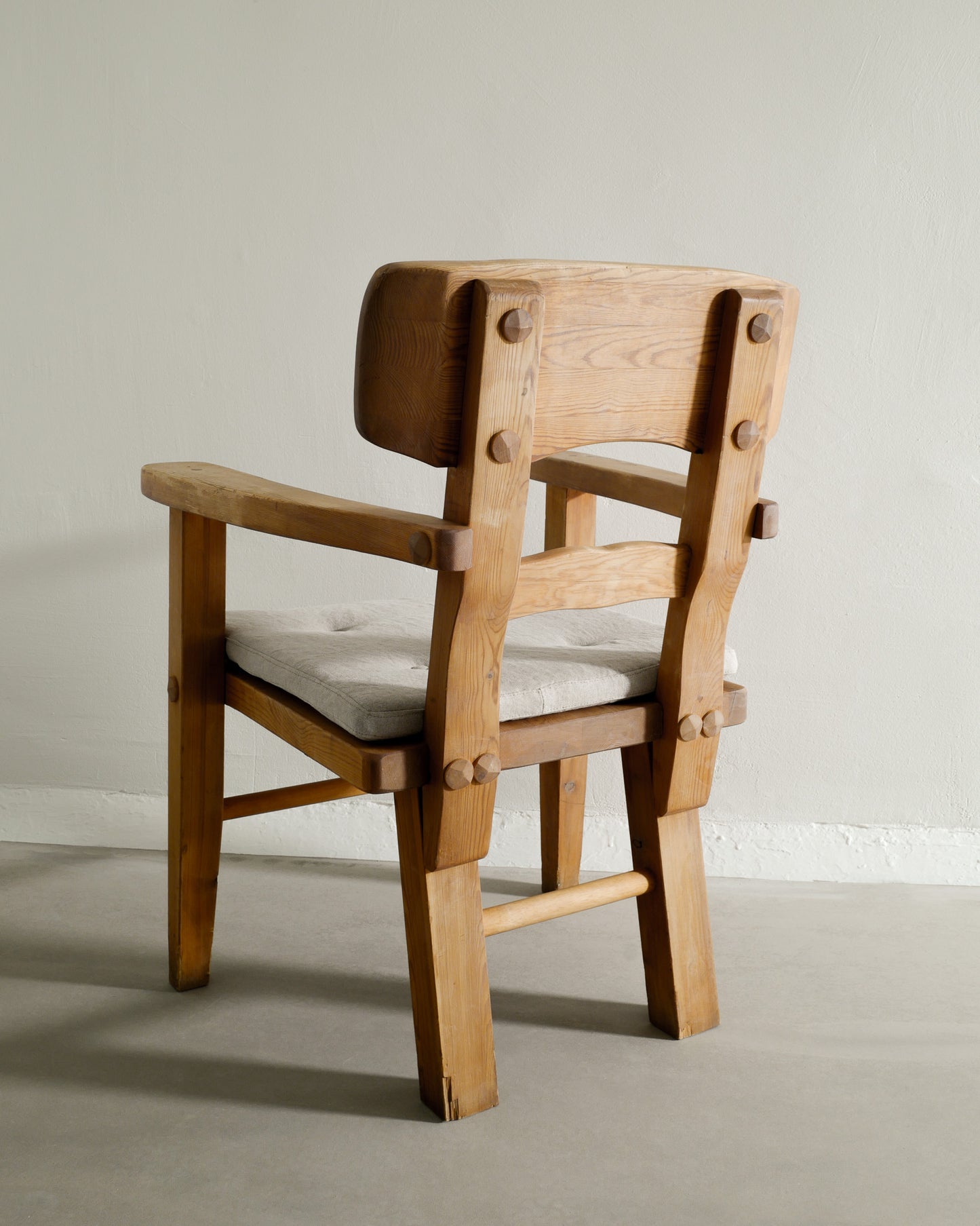 SWEDISH ARMCHAIRS IN PINE, 1970s