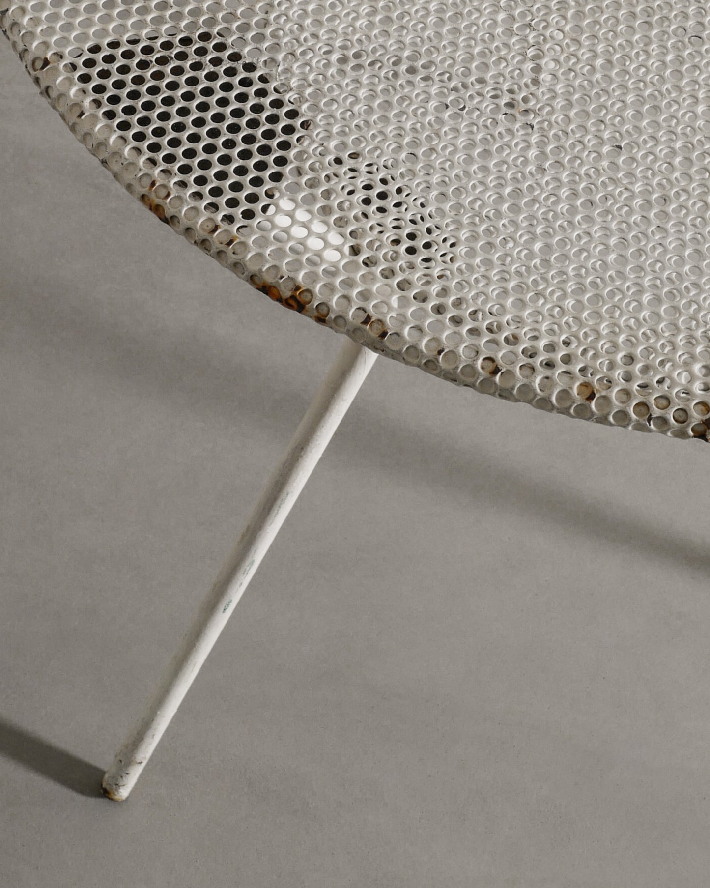 FRENCH METAL TABLE, 1950s