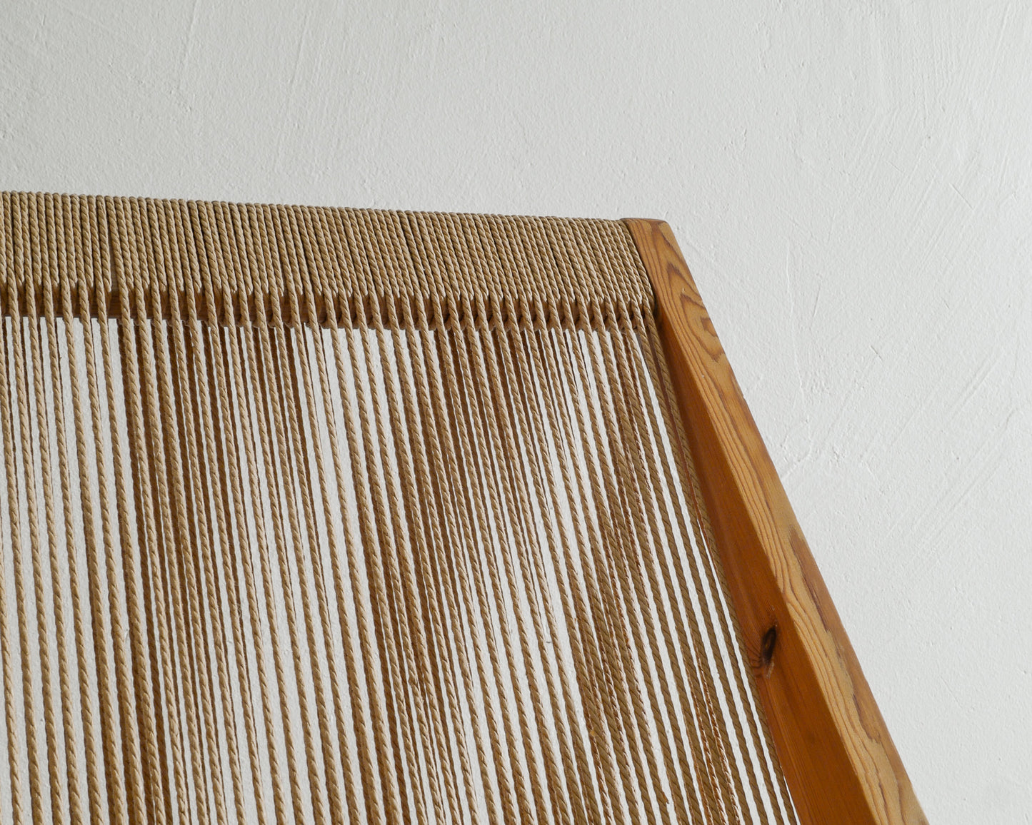 DANISH PINE & FLAGLINE CHAIR, 1960s