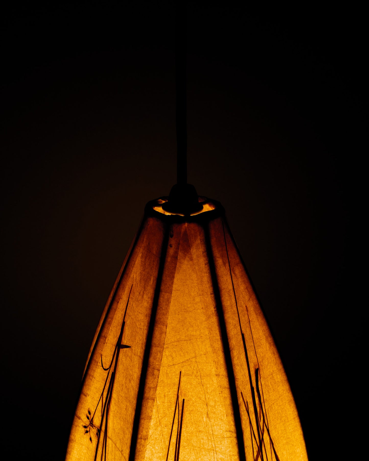 SWEDISH PAPER PENDANT BY BIRGITTA MALMSTEN, 1950s