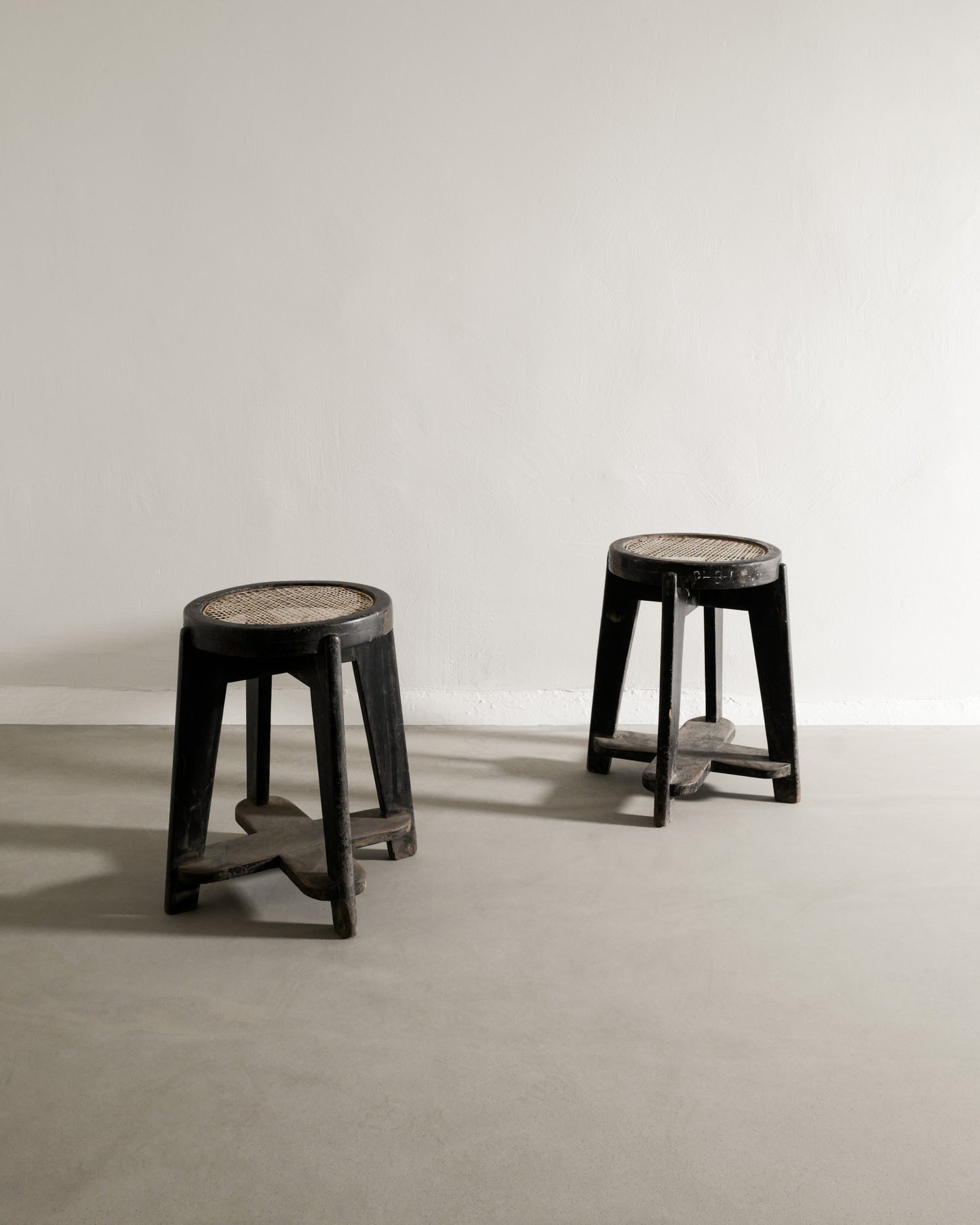 PIERRE JEANNERET STOOLS, 1950s
