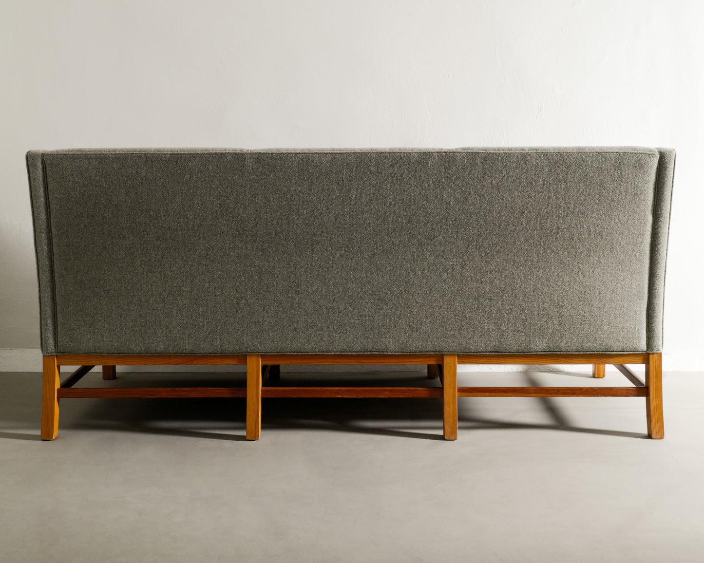 DANISH THREE SEATER PINE SOFA, 1960s