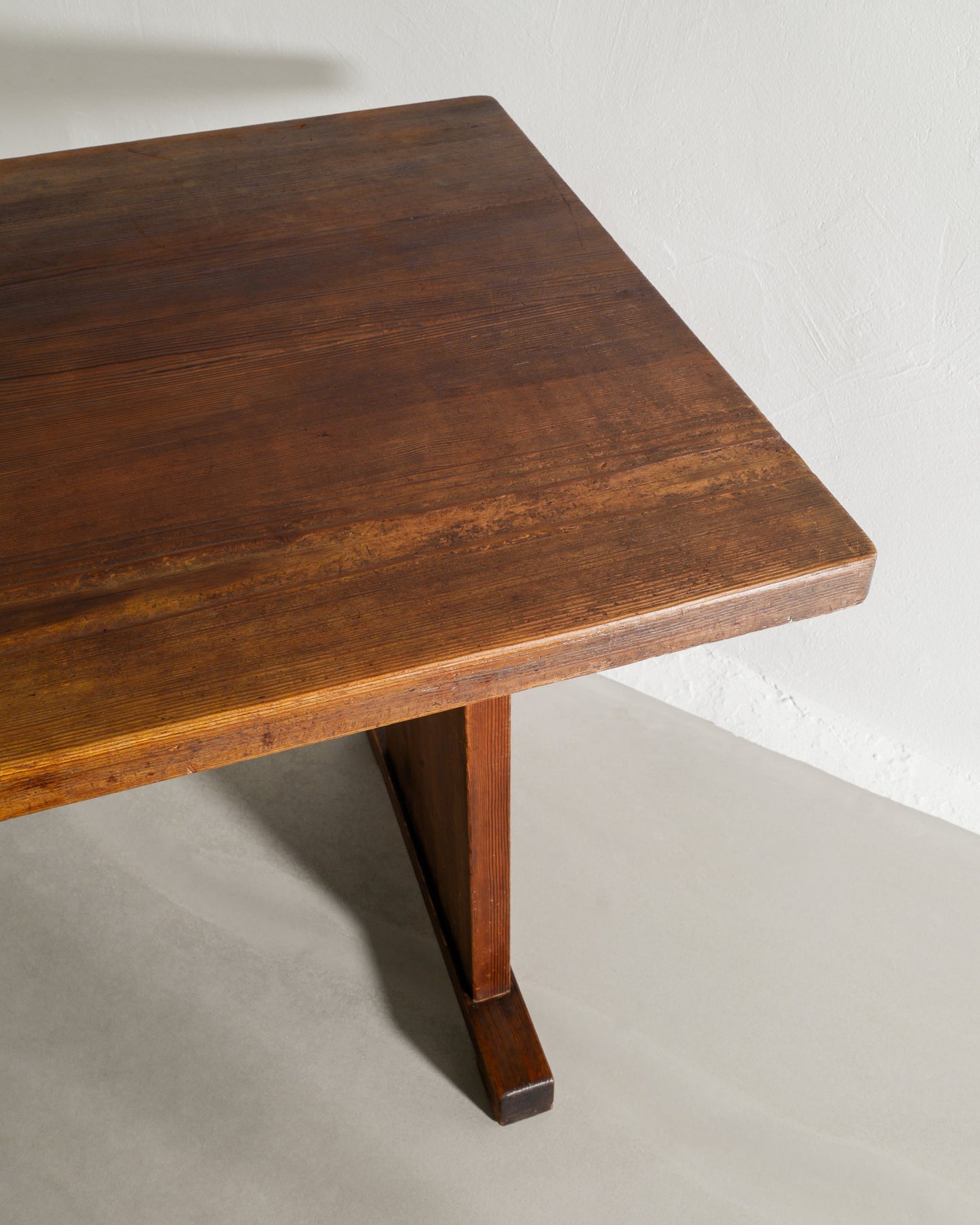SWEDISH PINE TABLE WITH A SHELF, 1930s