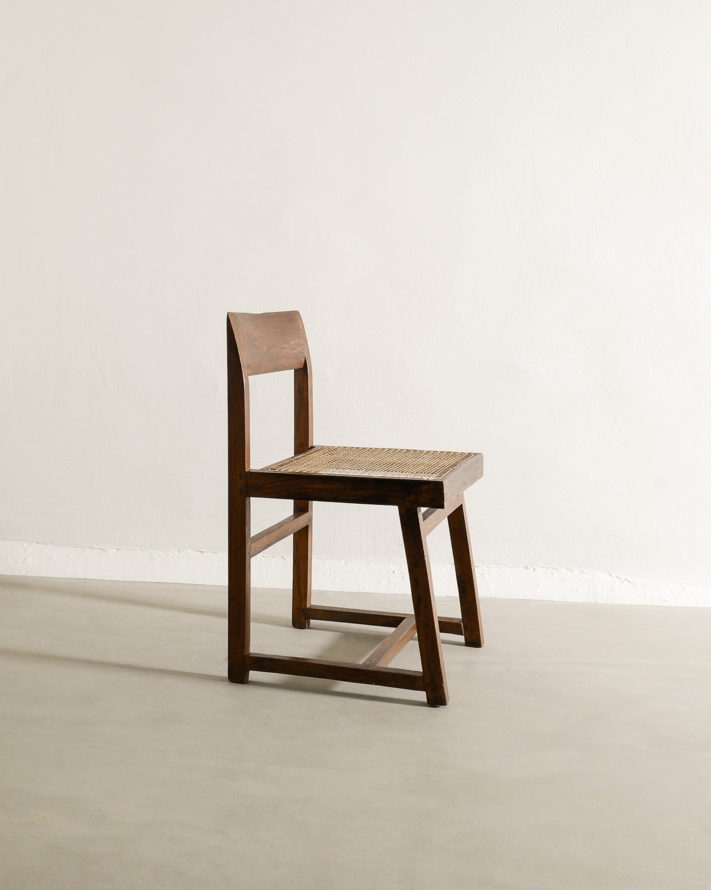 PIERRE JEANNERET BOX CHAIR, 1950s