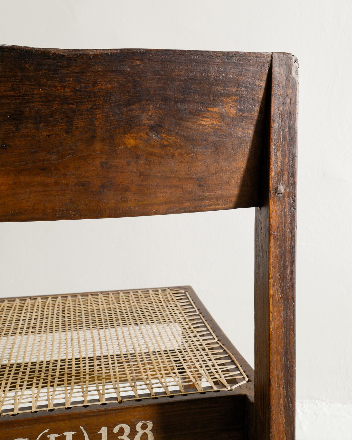 PIERRE JEANNERET BOX CHAIR, 1950s