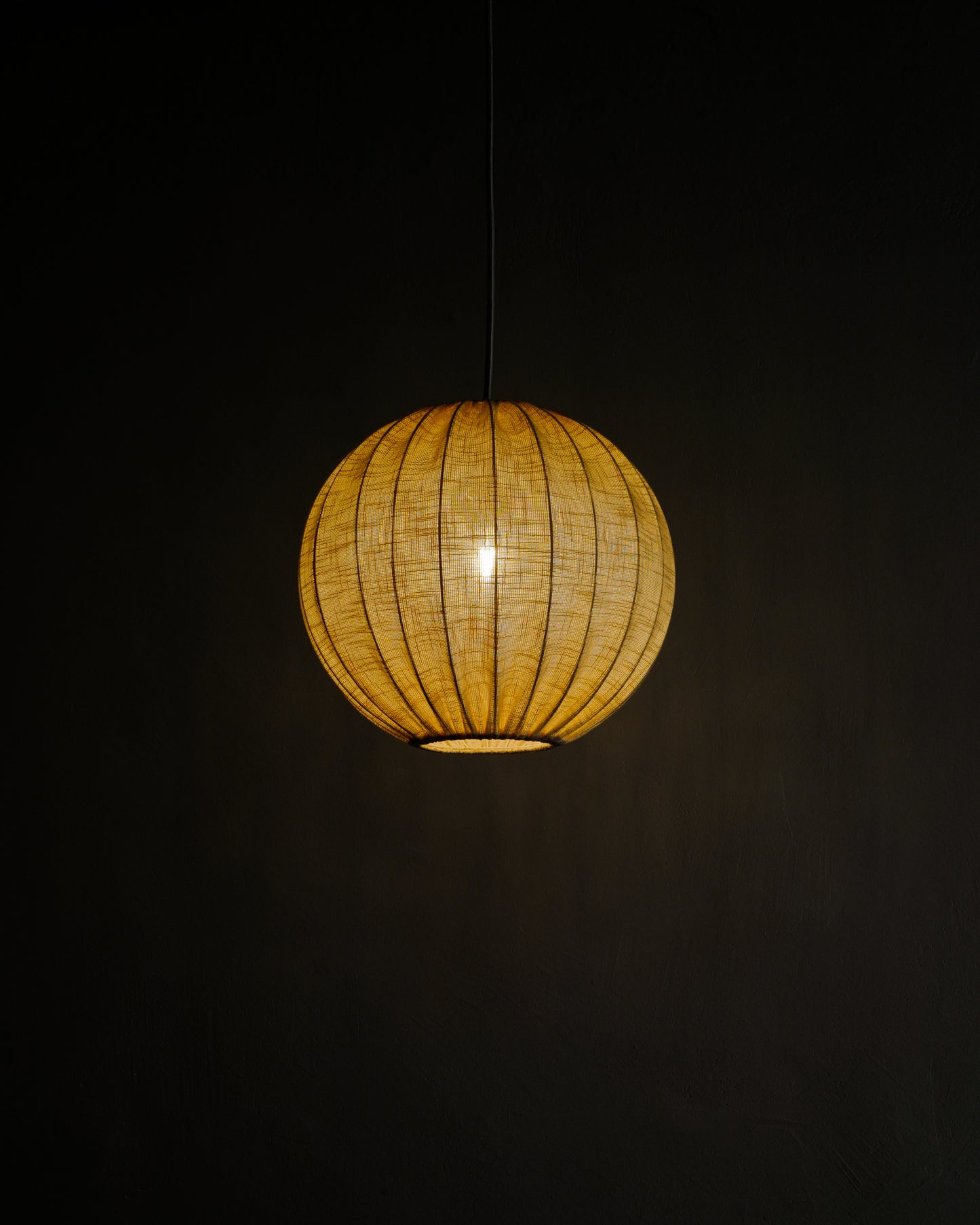 SWEDISH TEXTILE CEILING LAMP, 1960s
