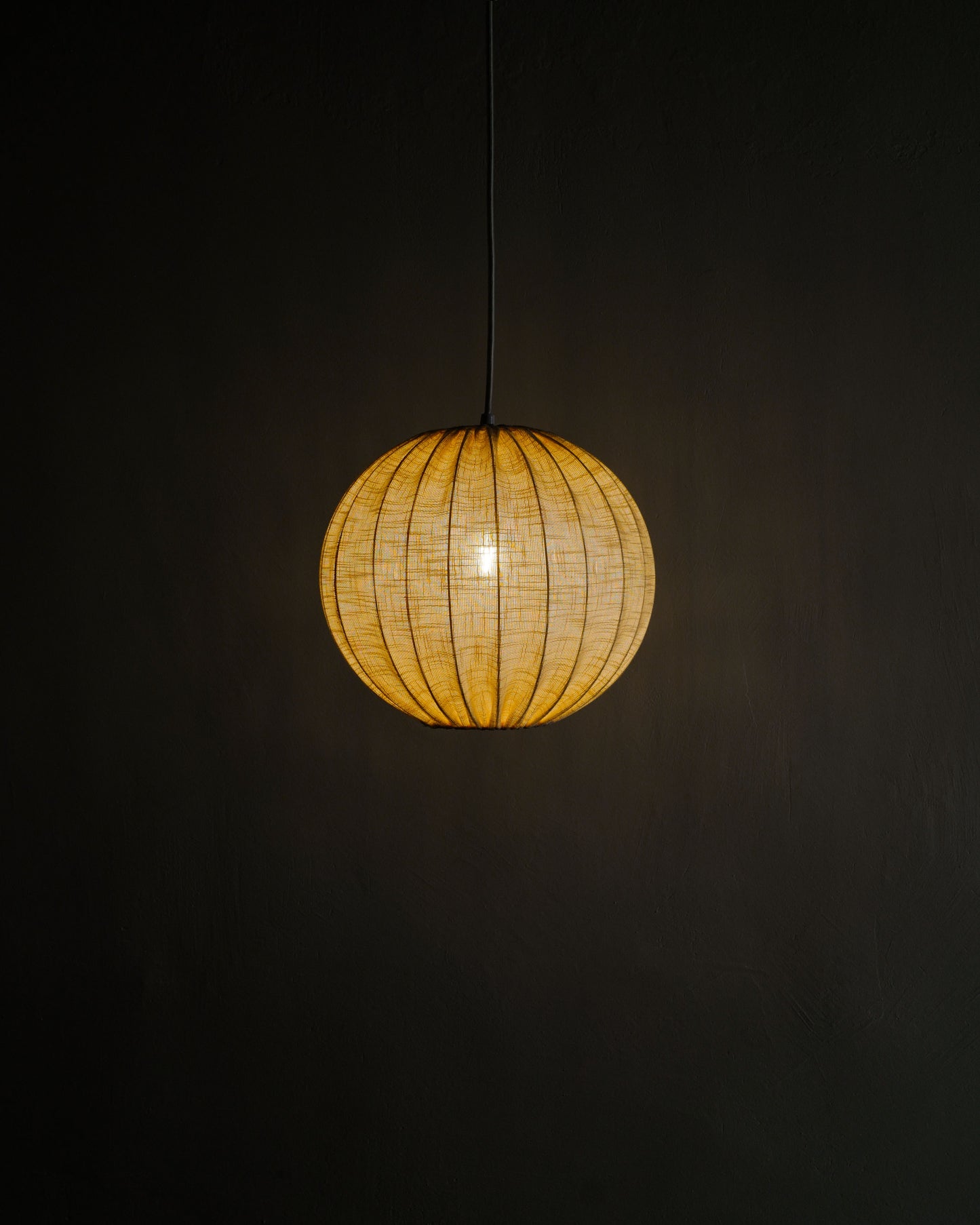 SWEDISH TEXTILE CEILING LAMP, 1960s