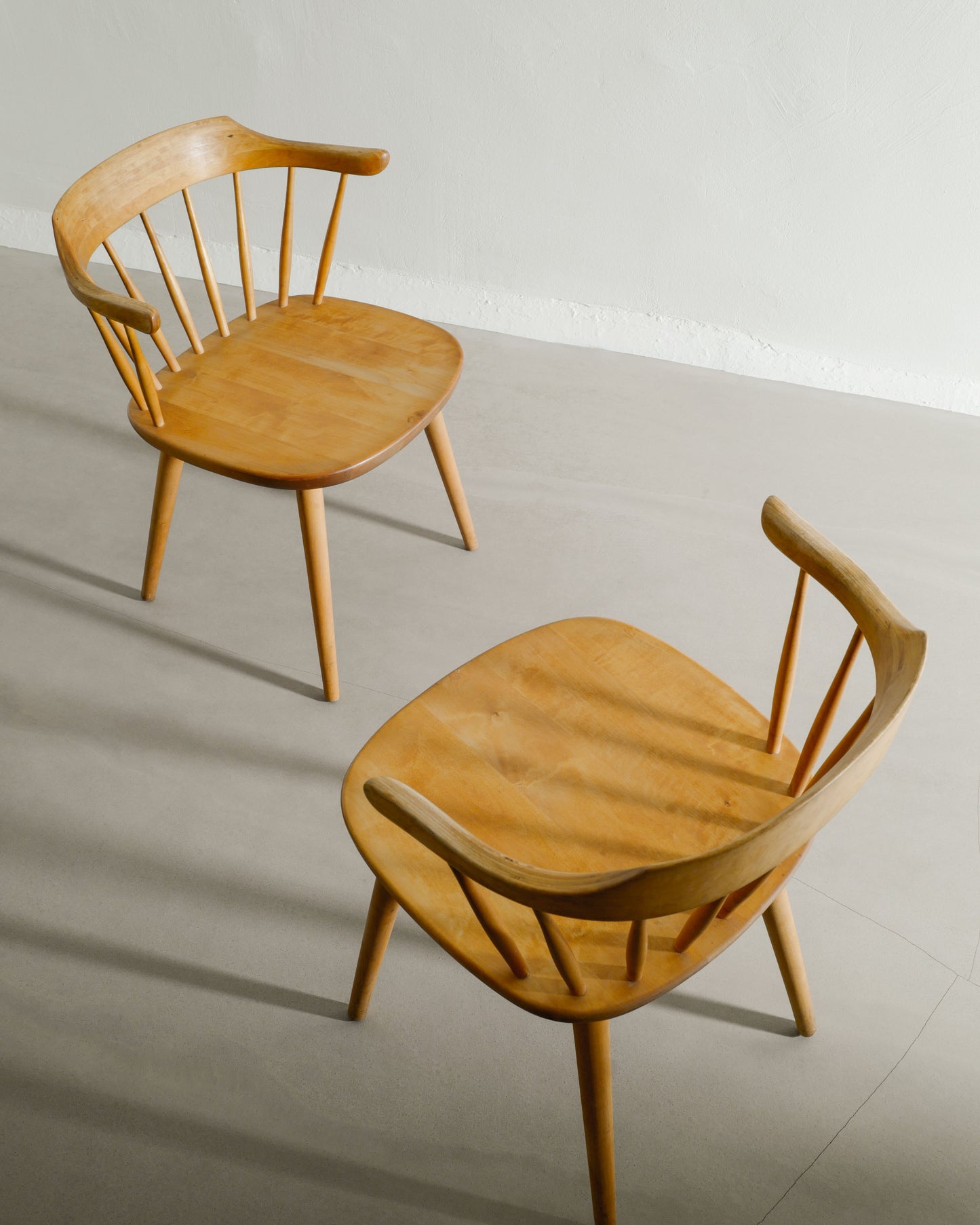 YNGVE EKSTRÖM "SMÅLAND" CHAIRS, 1950s
