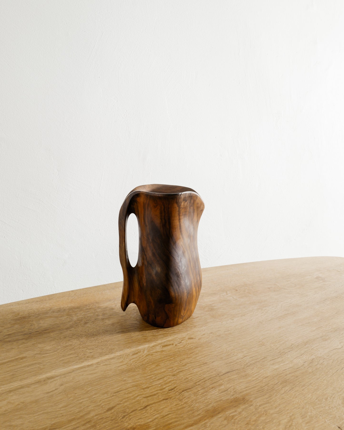 FRENCH WOODEN PITCHER, 1960s
