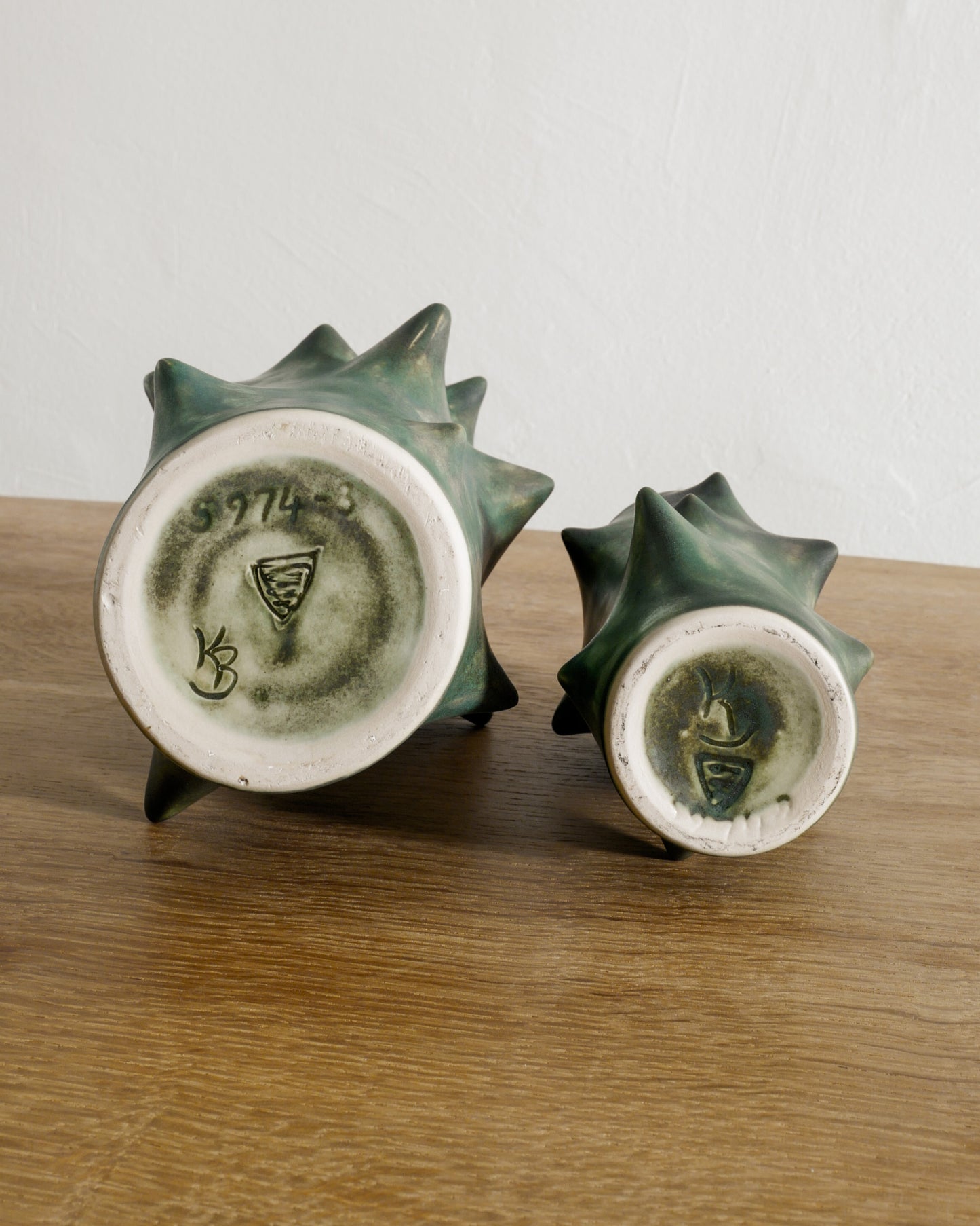 KNUD BASSE ROSE THORN VASES, 1970s