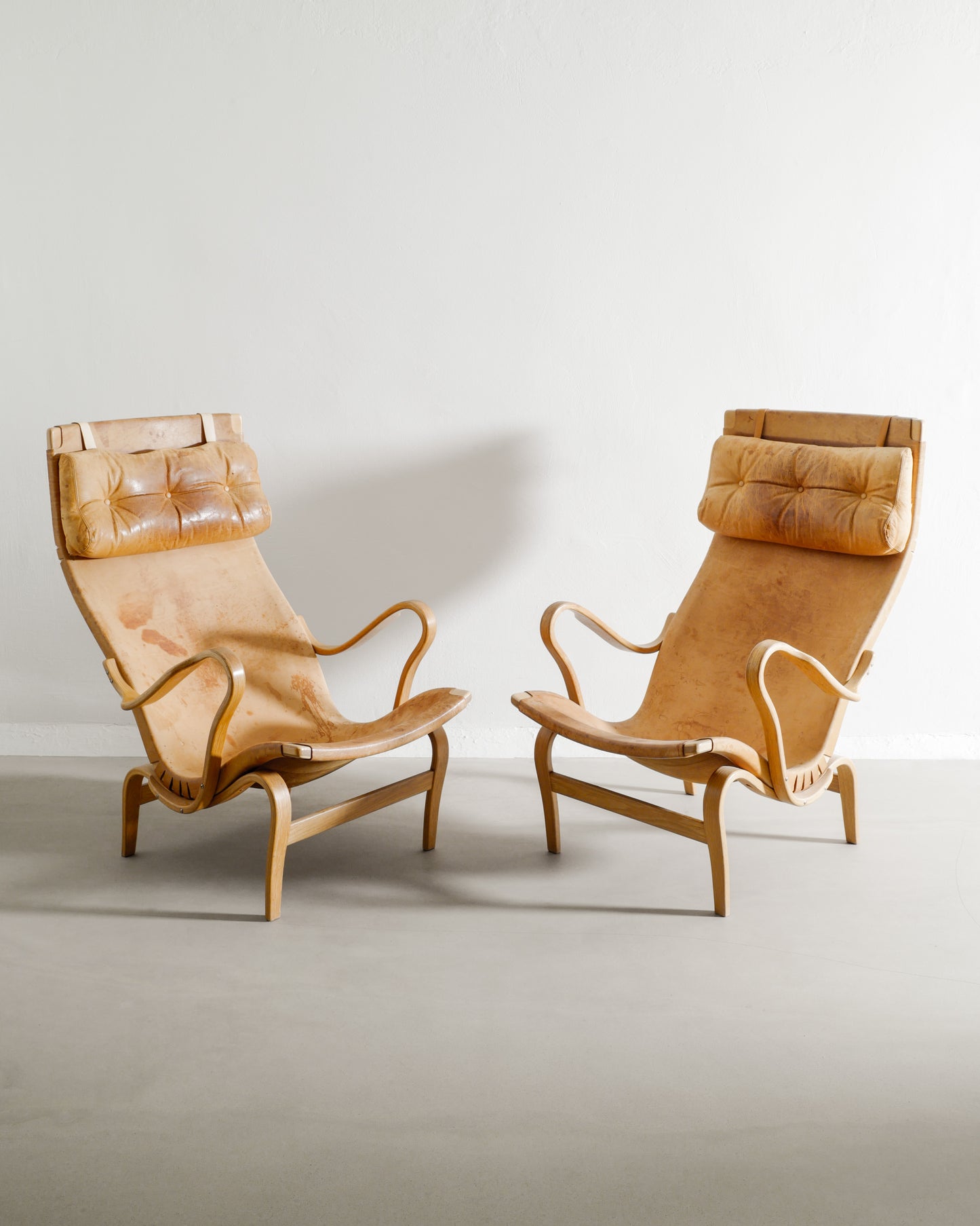 BRUNO MATHSSON "PERNILLA" ARMCHAIRS, 1970s