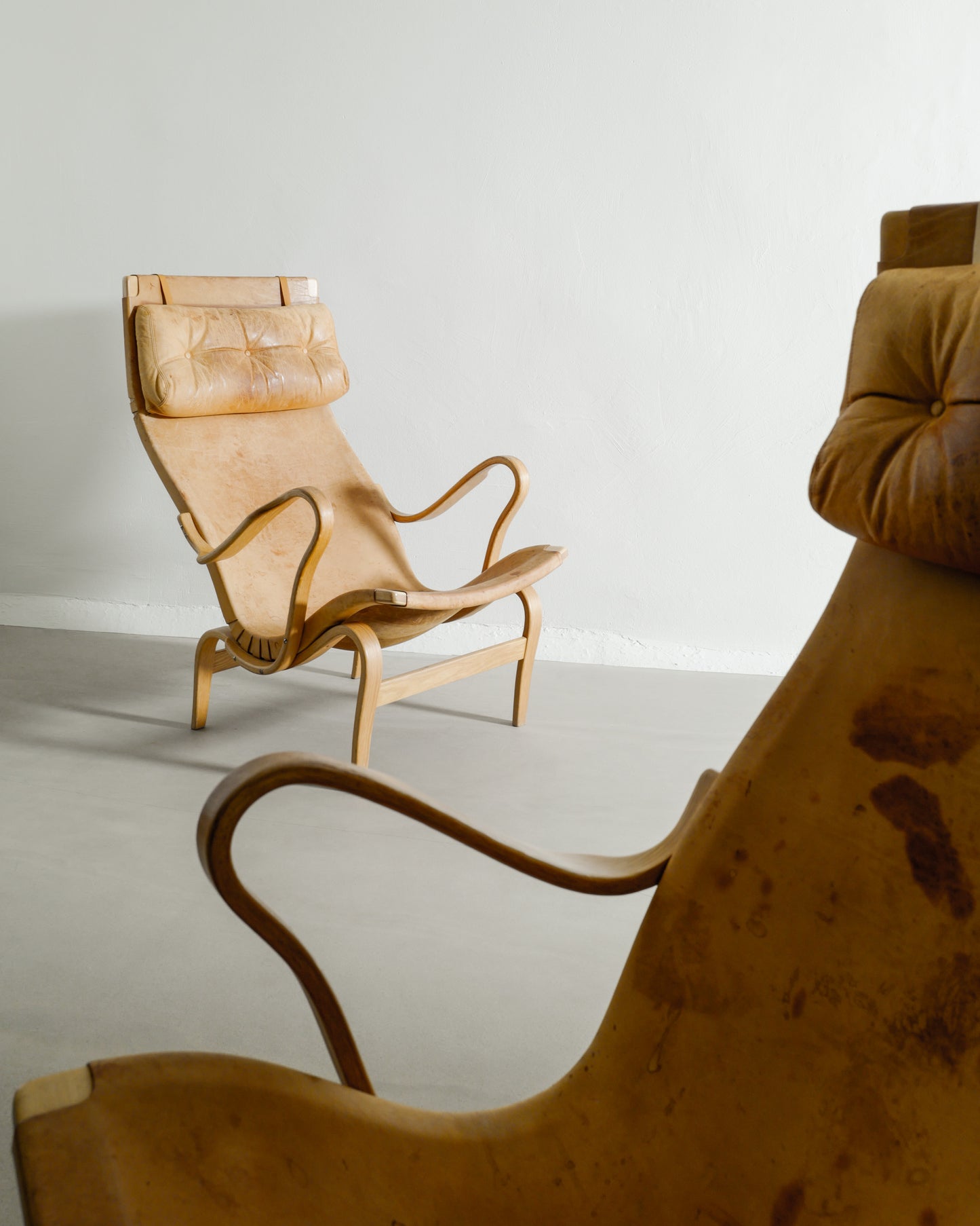 BRUNO MATHSSON "PERNILLA" ARMCHAIRS, 1970s