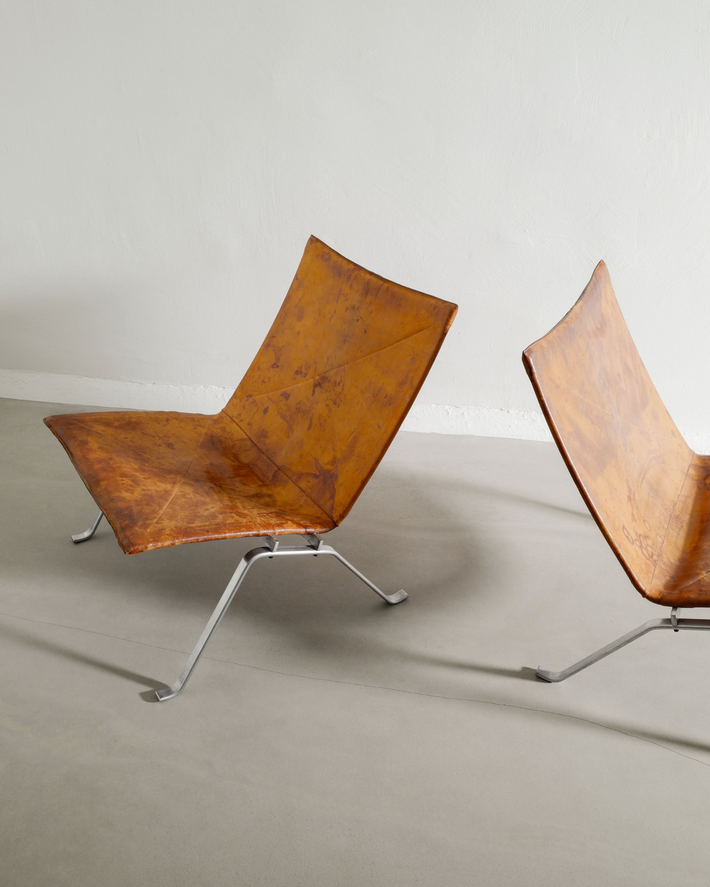 POUL KJAERHOLM "PK-22" CHAIRS E. KOLD, 1960s