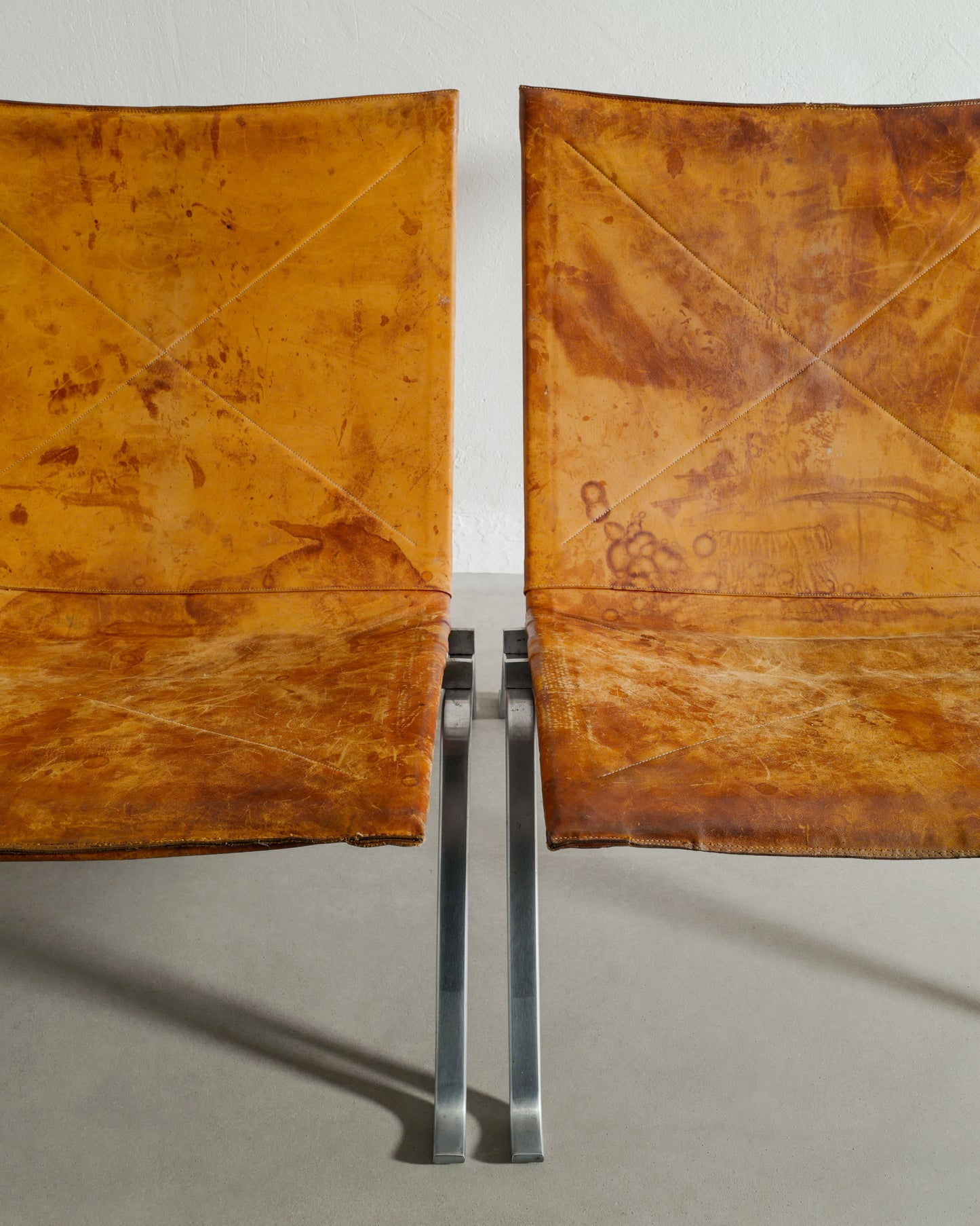POUL KJAERHOLM "PK-22" CHAIRS E. KOLD, 1960s