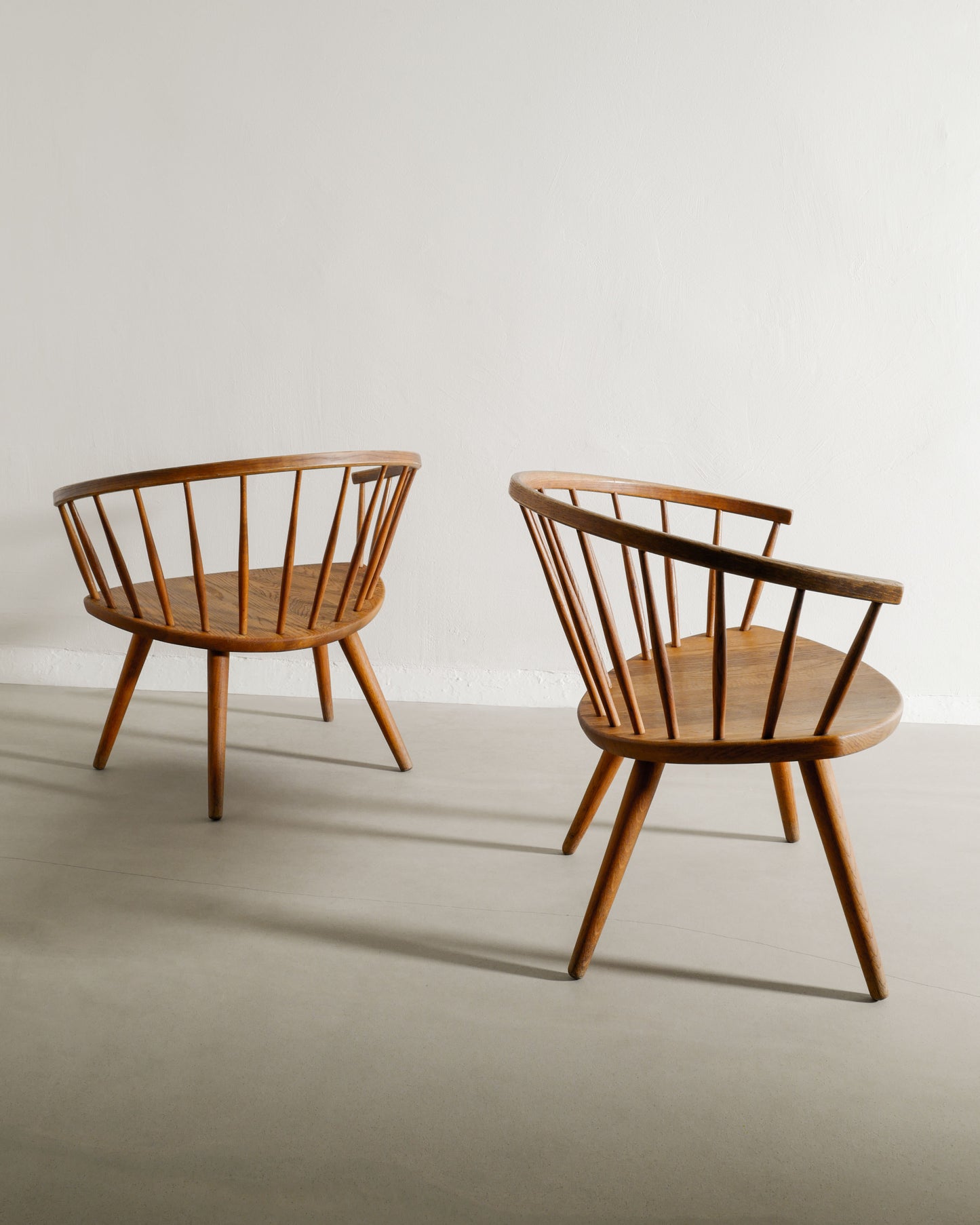 YNGVE EKSTRÖM "ARKA" ARMCHAIRS, 1950s
