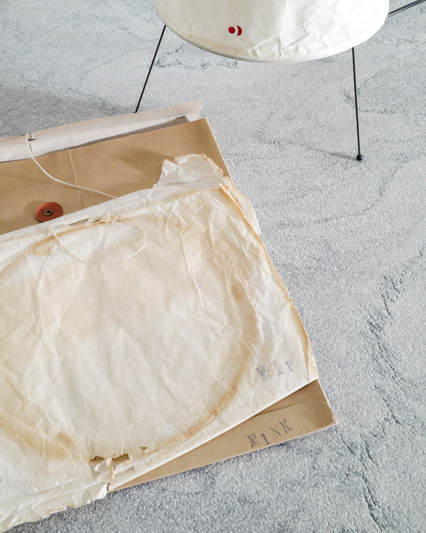 ISAMU NOGUCHI "1P" TABLE LAMP, 1960s