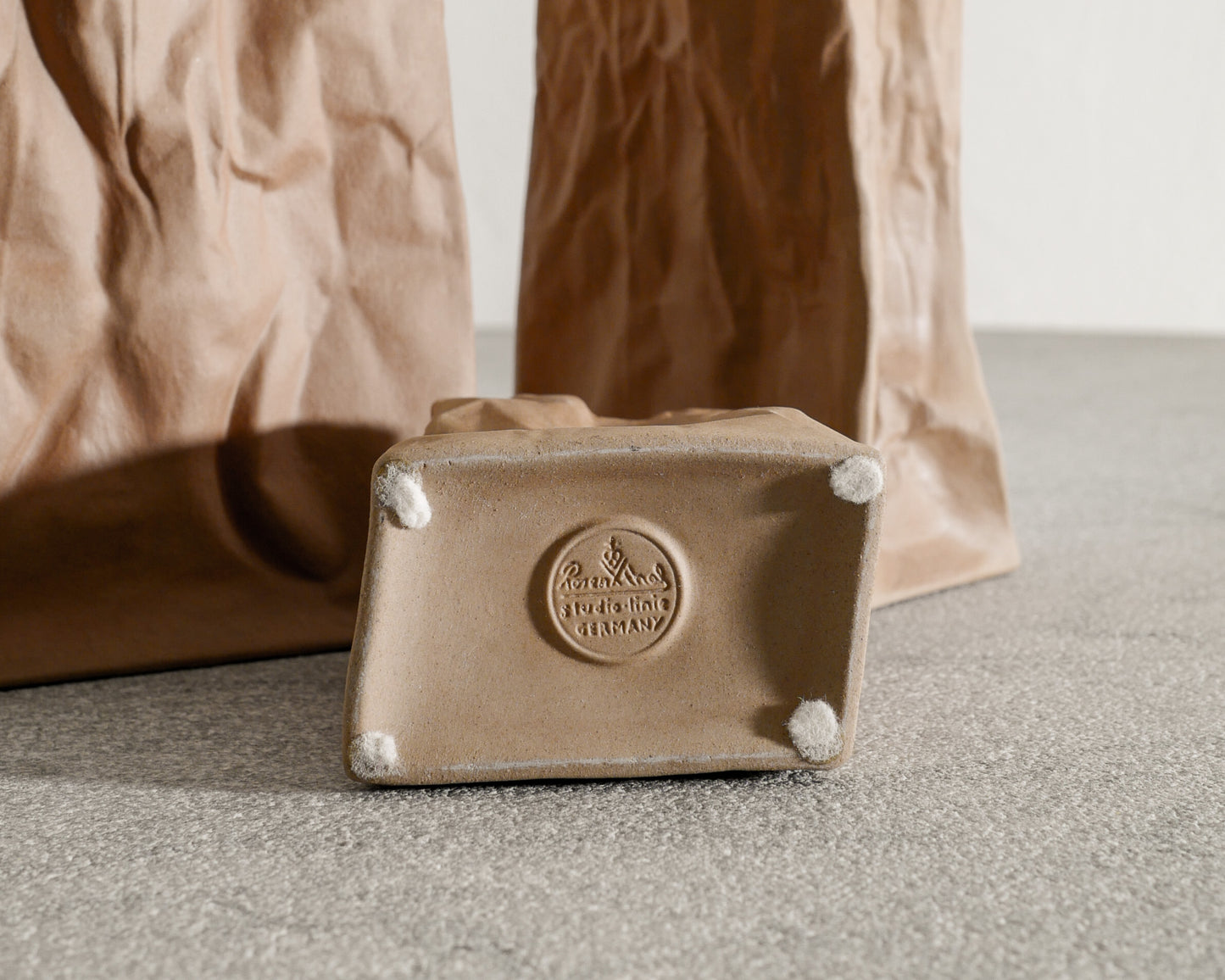 TAPIO WIRKKALA "PAPER BAG" VASES, 1970s