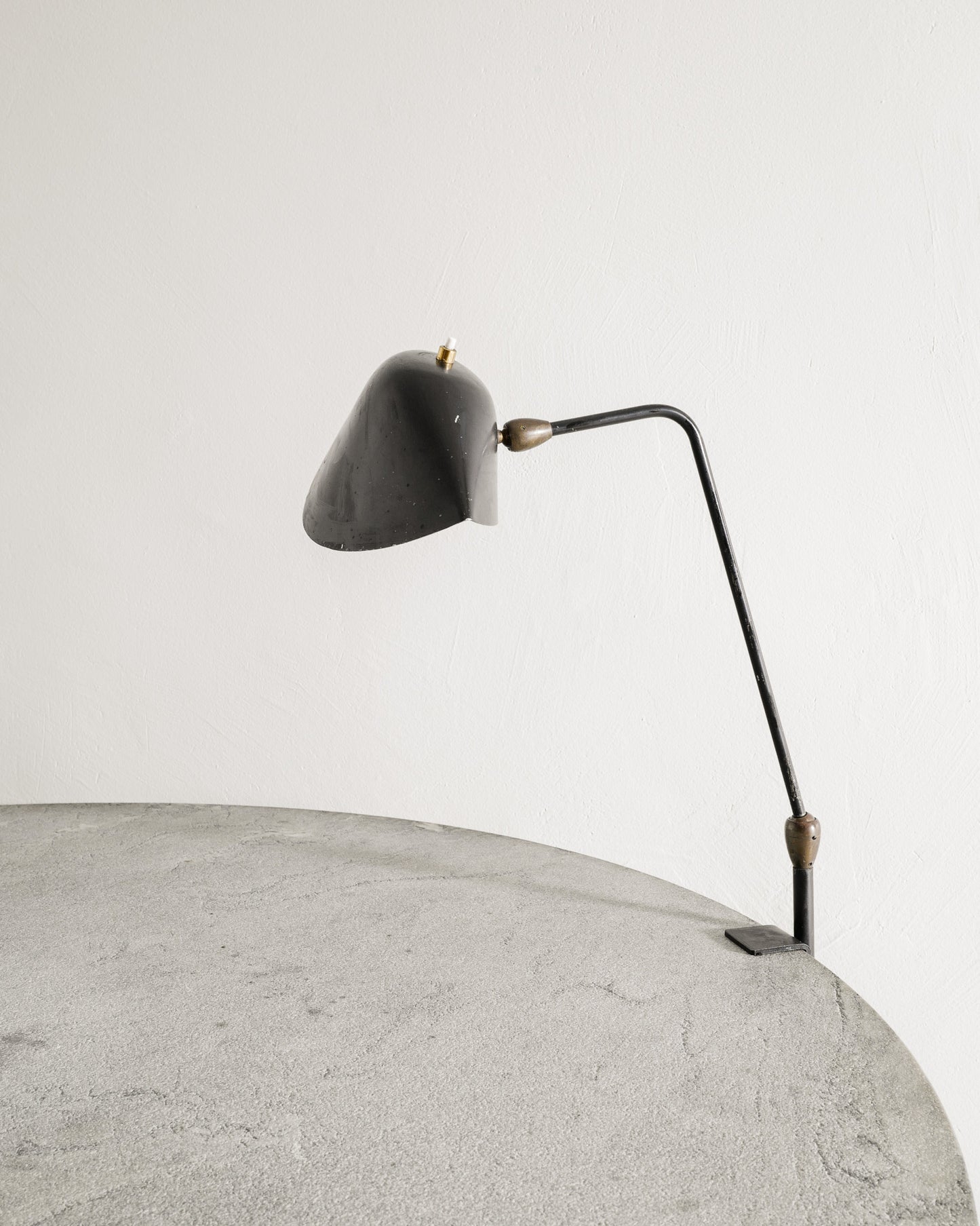 SERGE MOUILLE AGRAFÉE DESK LAMP, 1950s
