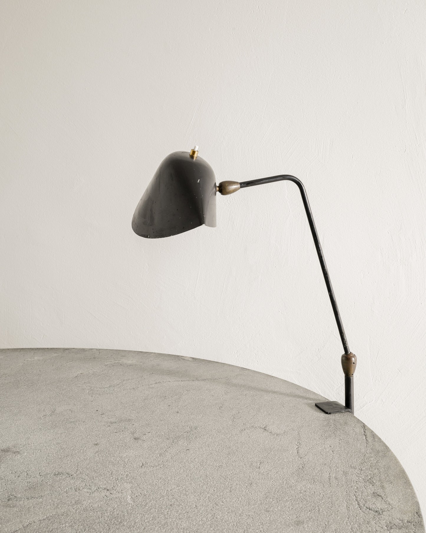 SERGE MOUILLE AGRAFÉE DESK LAMP, 1950s