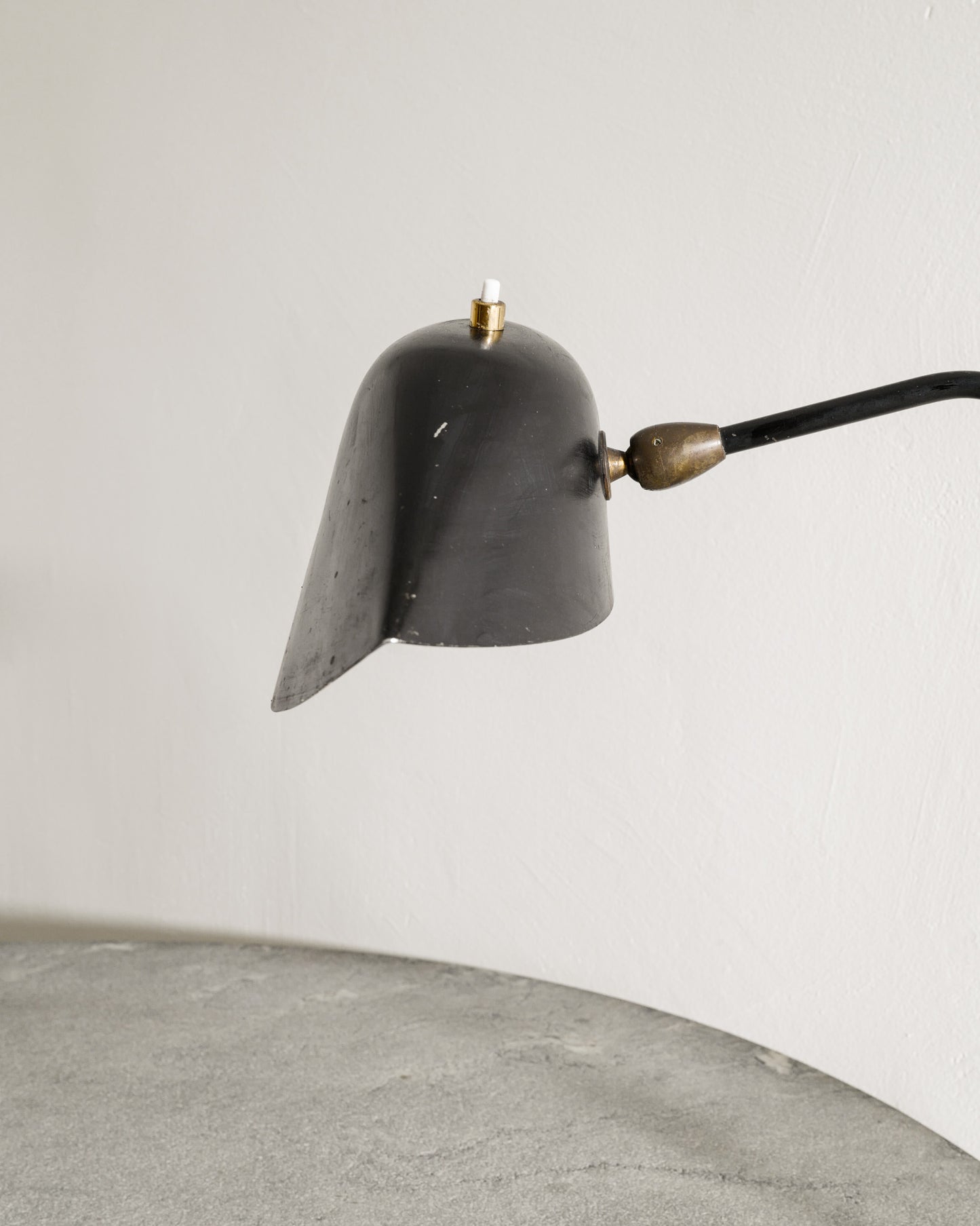 SERGE MOUILLE AGRAFÉE DESK LAMP, 1950s