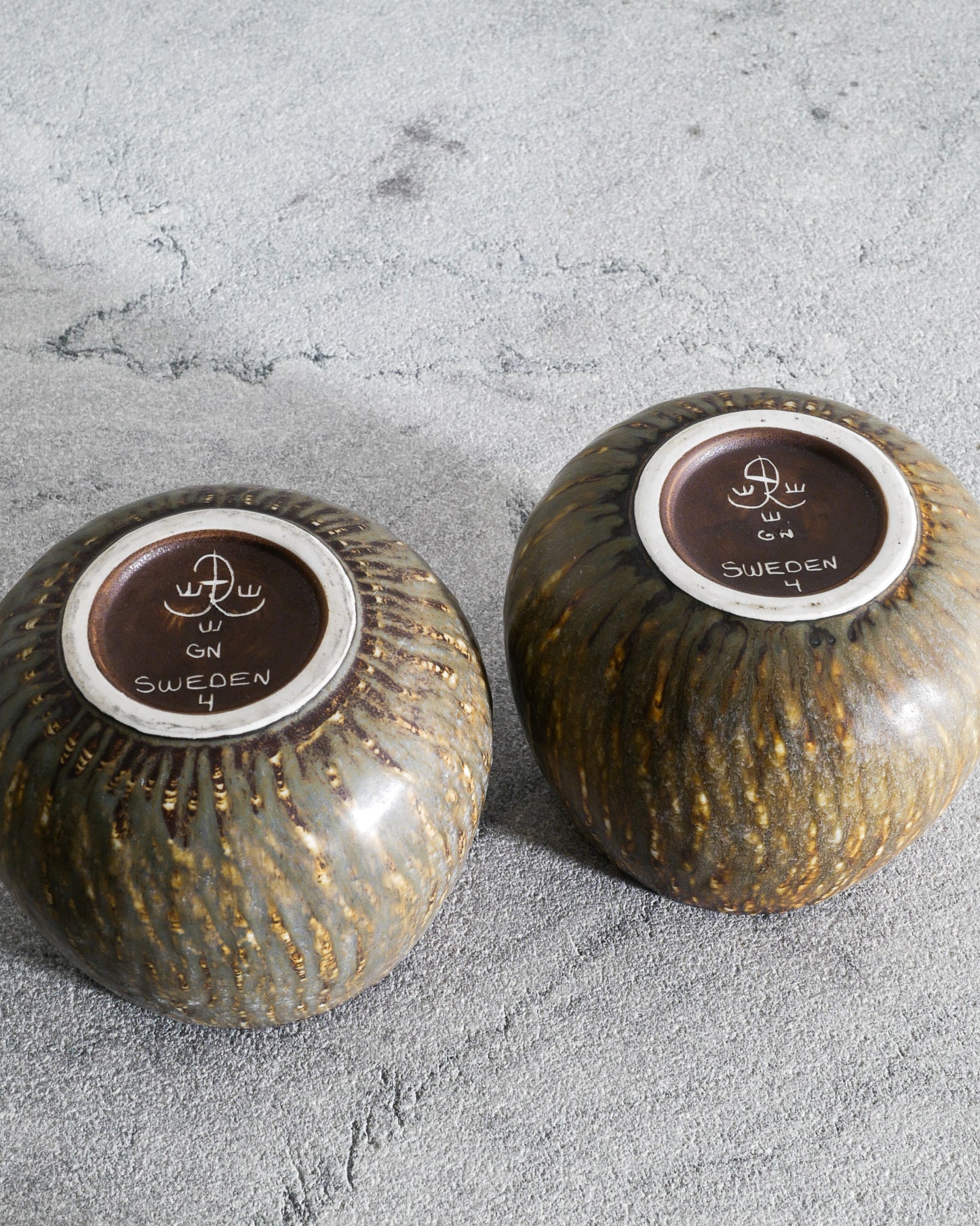 GUNNAR NYLUND "RUBUS" HIGH BOWLS, 1950s