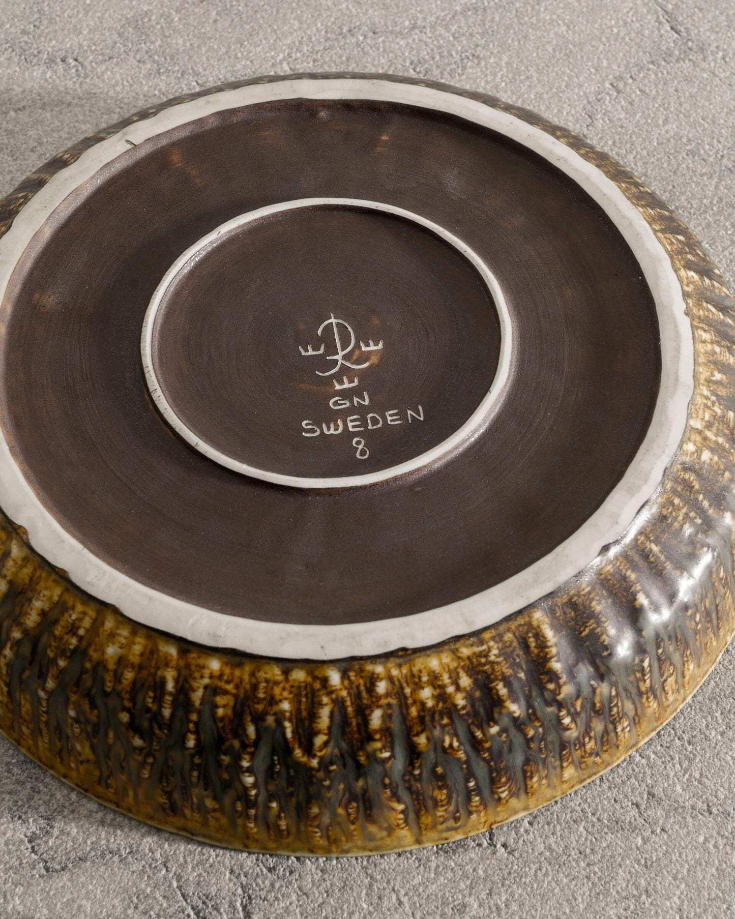 GUNNAR NYLUND "RUBUS" LARGE DISH, 1950s