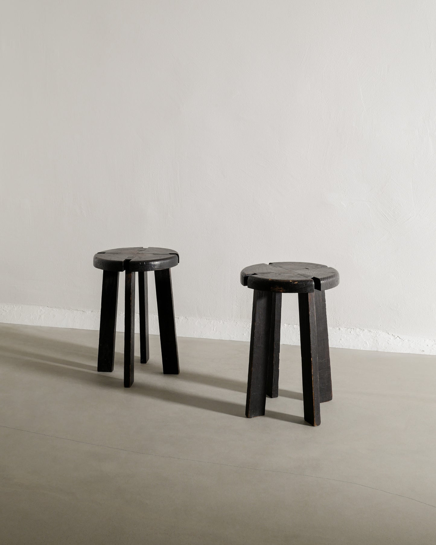 EBONIZED FRENCH CABIN SET, 1950s
