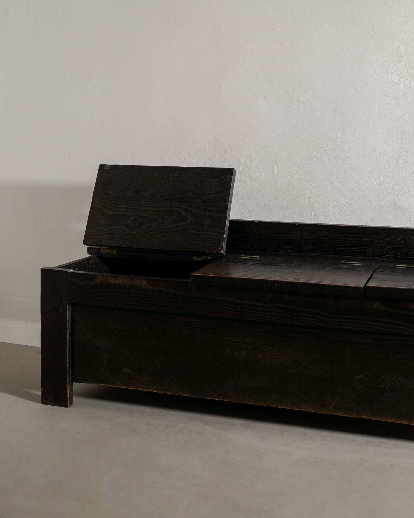 EBONIZED FRENCH CABIN SET, 1950s