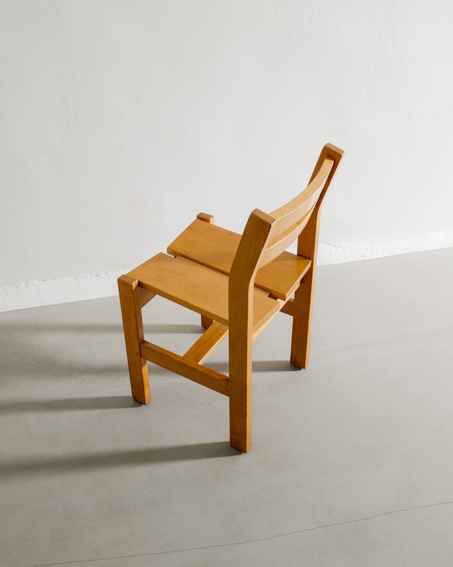 FRENCH ELM CHAIRS, 1960s