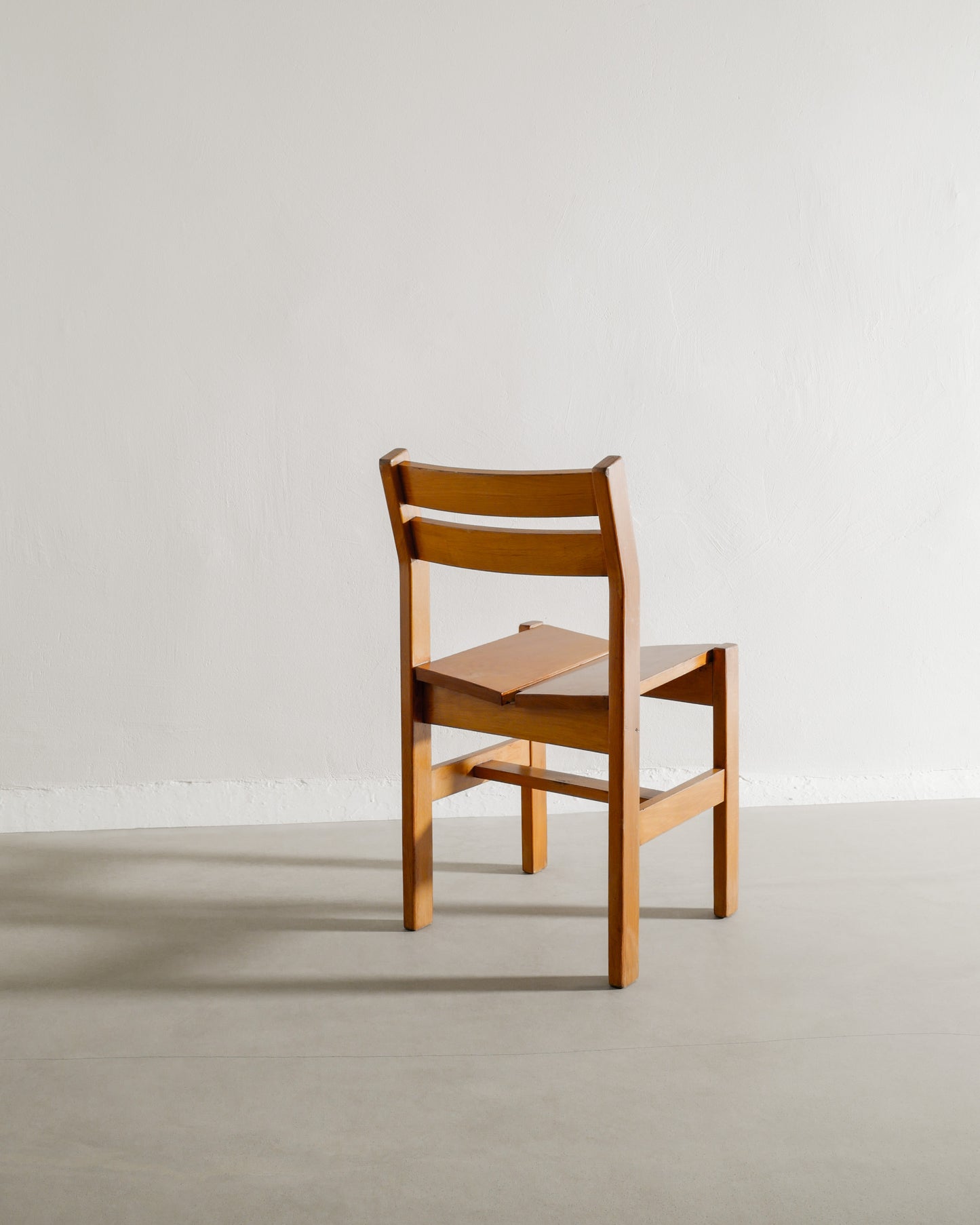 FRENCH ELM CHAIRS, 1960s