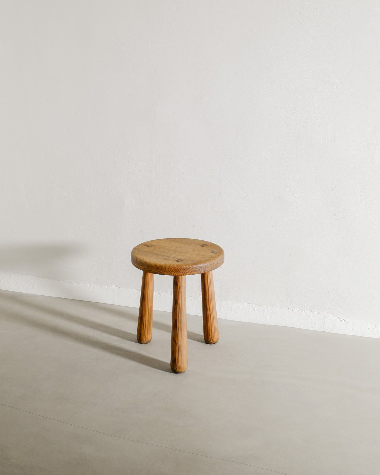 AXEL EINAR HJORTH "SKOGA" PINE STOOL, 1930s