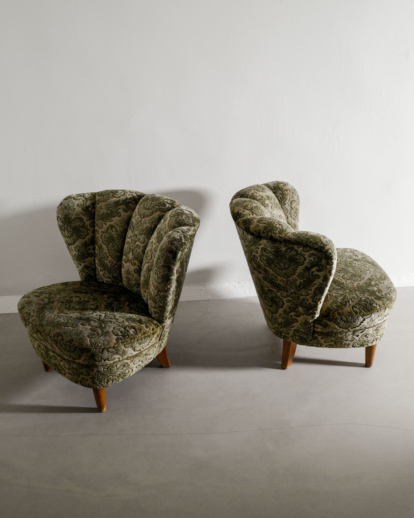 SWEDISH MODERN ARMCHAIRS, 1940s