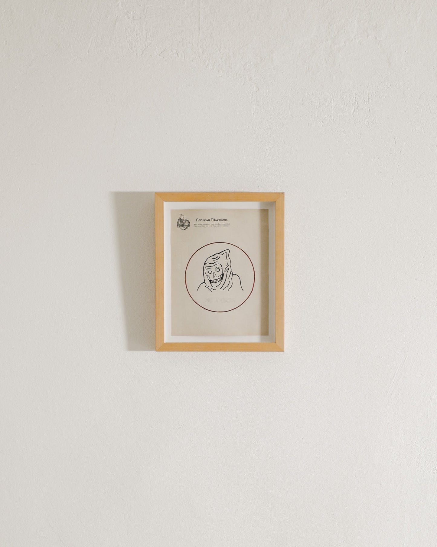 WES LANG "HI THERE" DRAWING, 2009