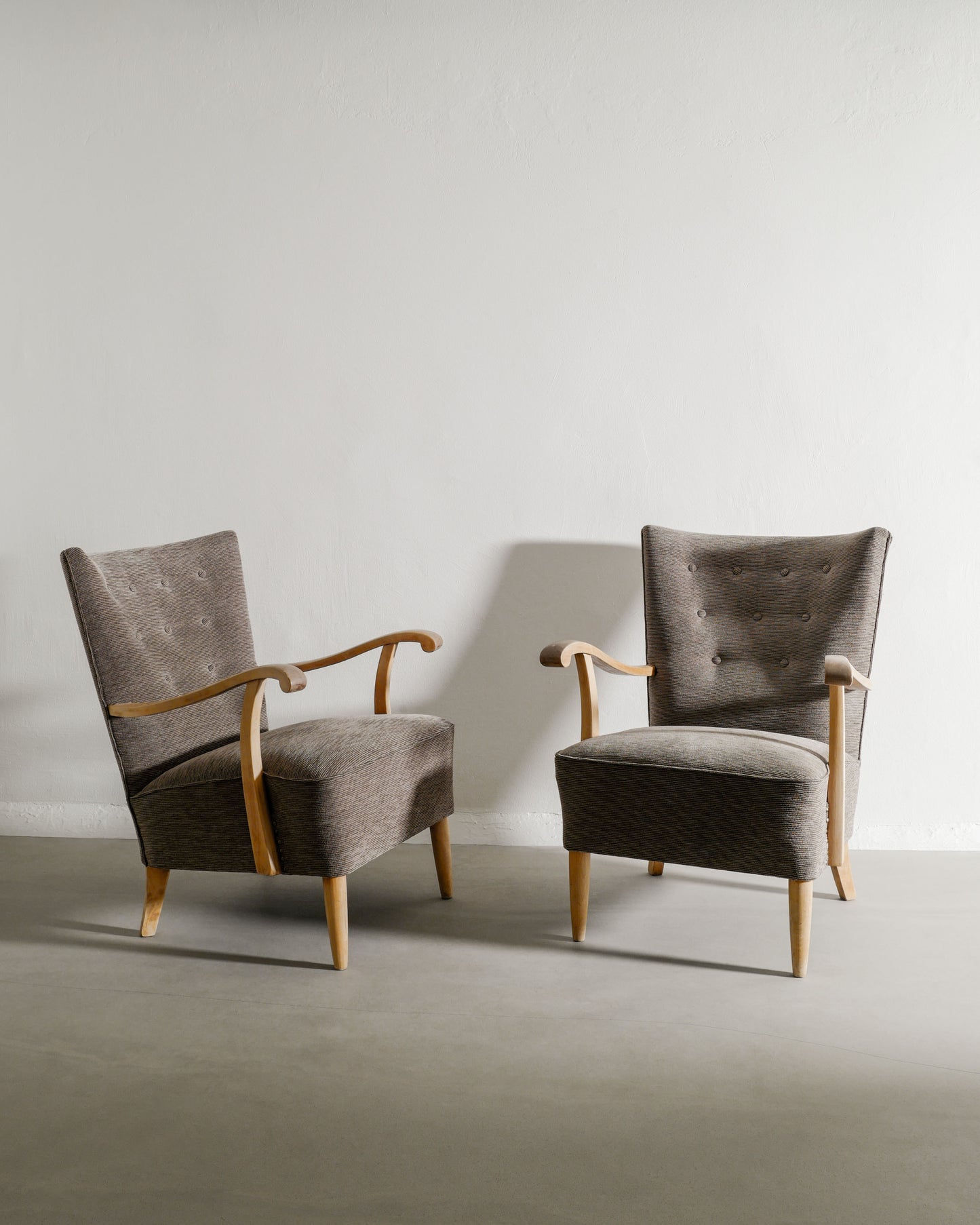 SWEDISH MODERN ARMCHAIRS, 1940s