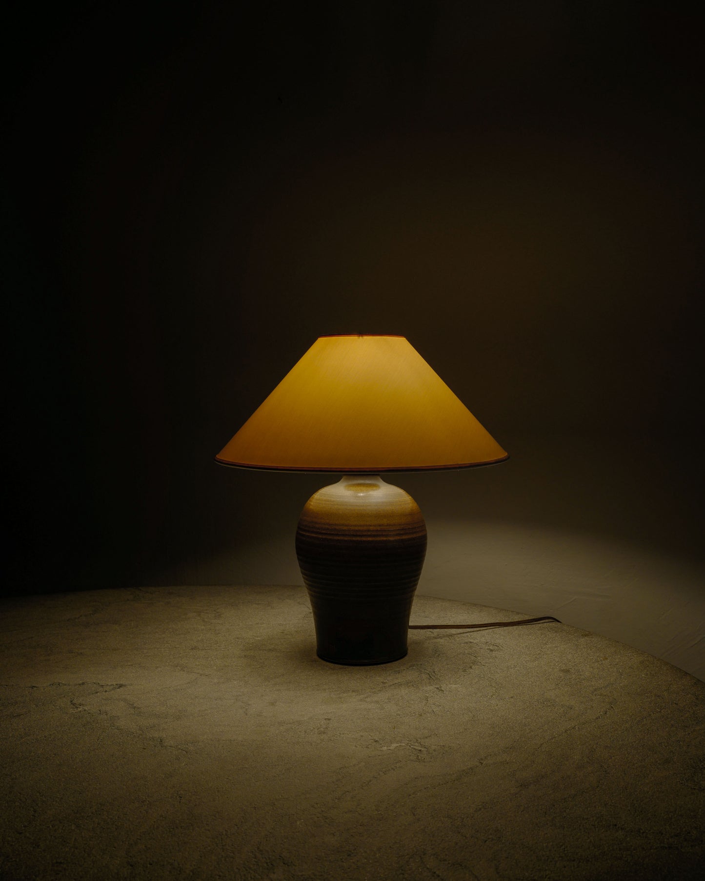 STONEWARE LAMP DENMARK, 1960s