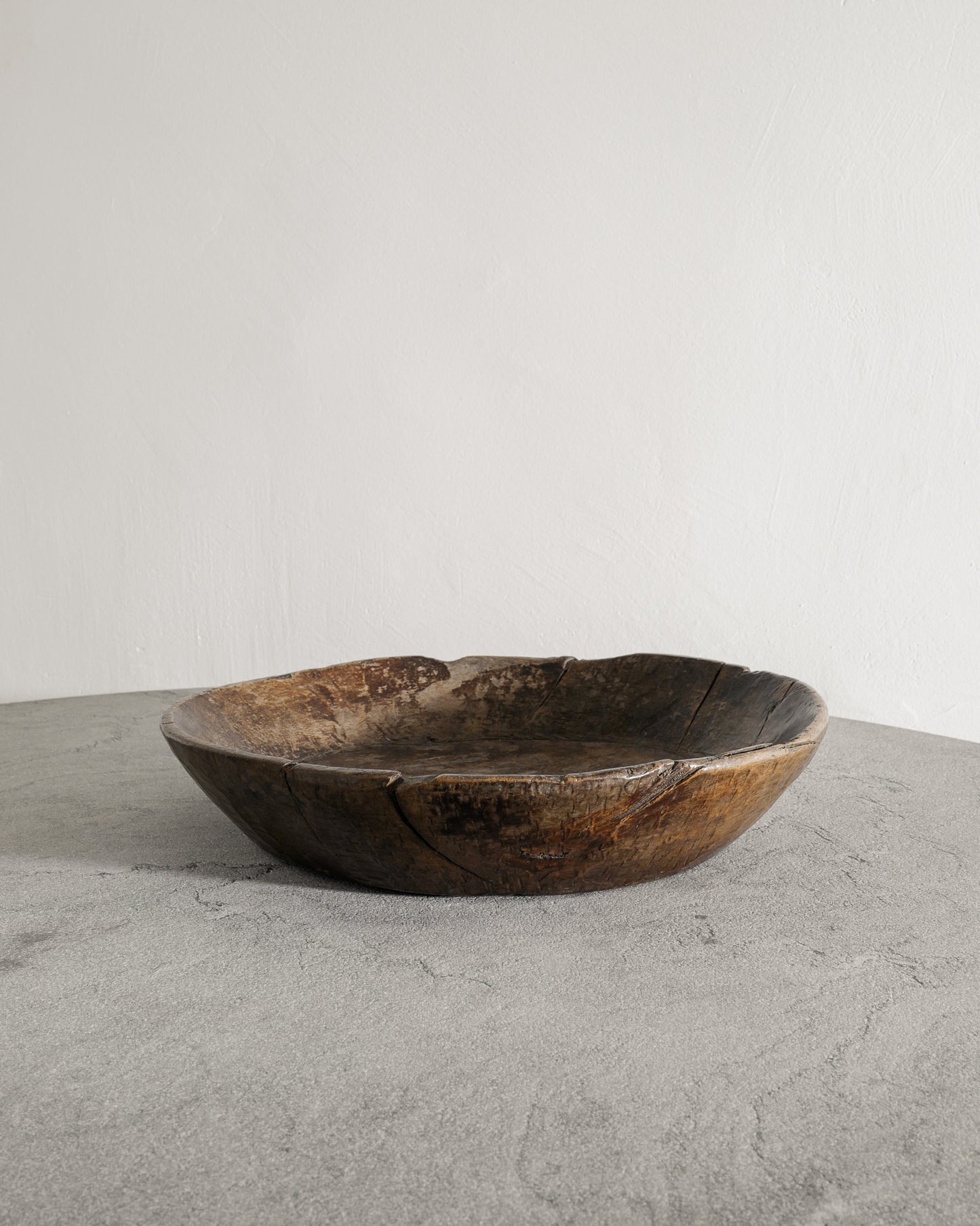 FRENCH OAK BOWL, 1800s