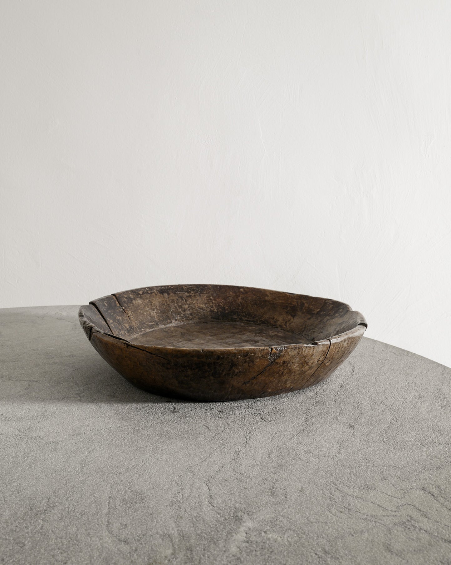 FRENCH OAK BOWL, 1800s