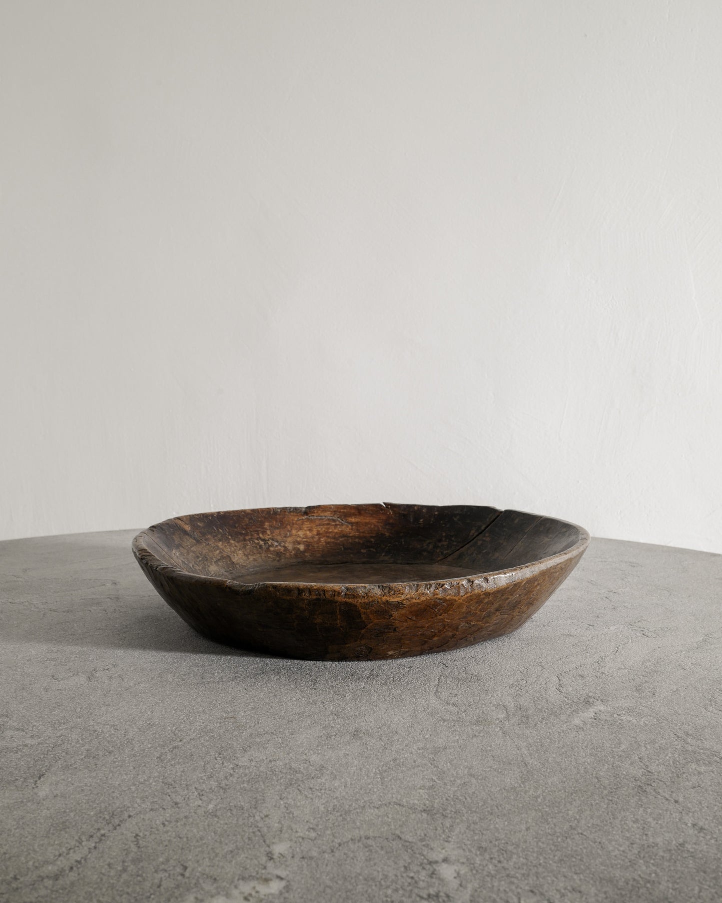 FRENCH OAK BOWL, 1800s