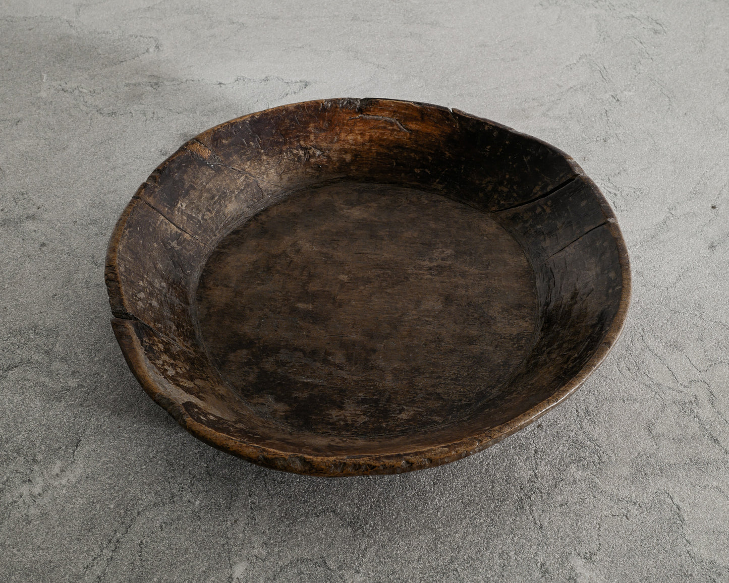 FRENCH OAK BOWL, 1800s