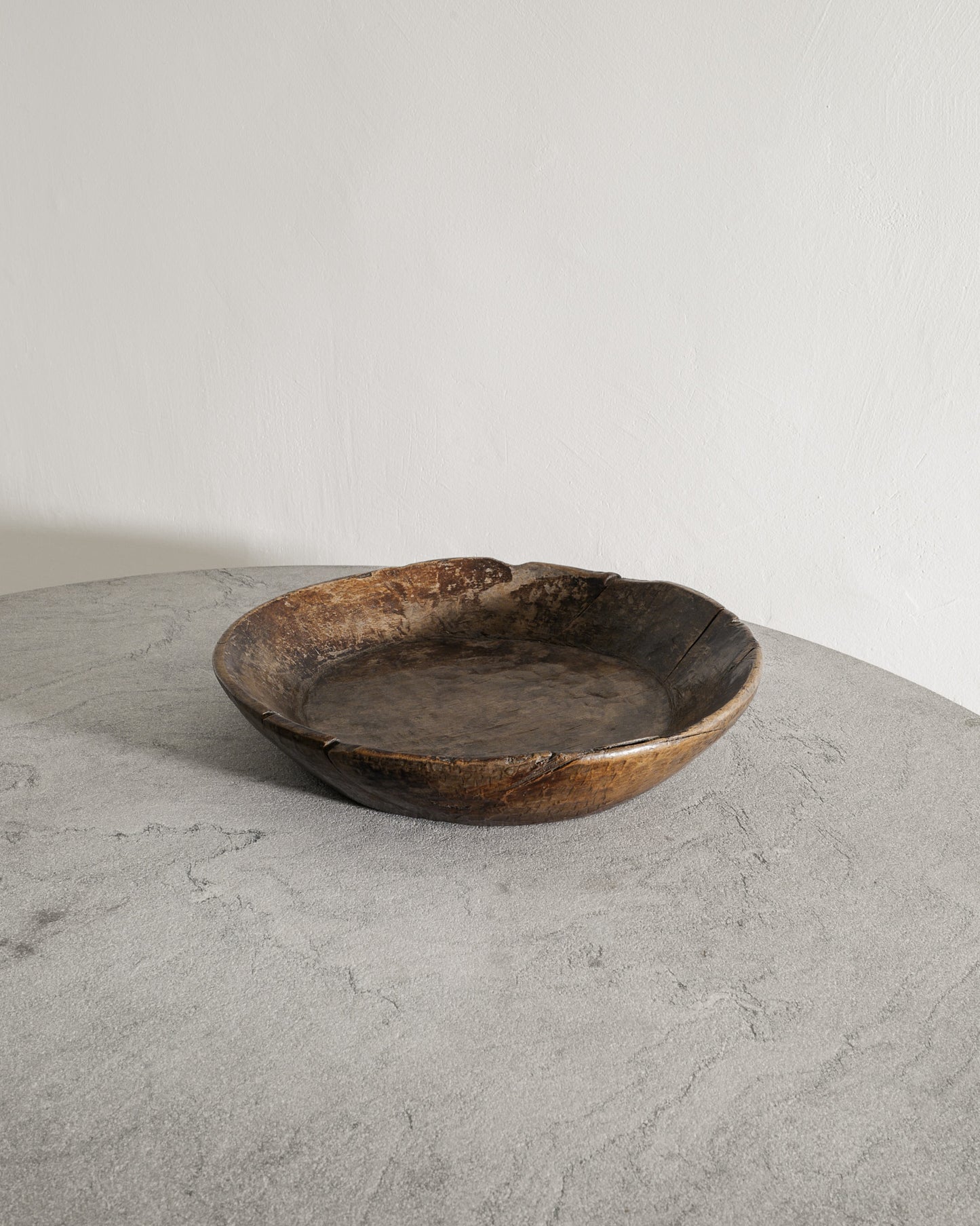 FRENCH OAK BOWL, 1800s