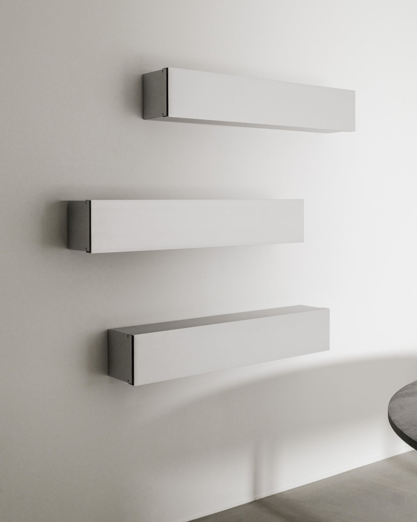 SHIGERU UCHIDA ALUMINUM SHELVES, 1990s