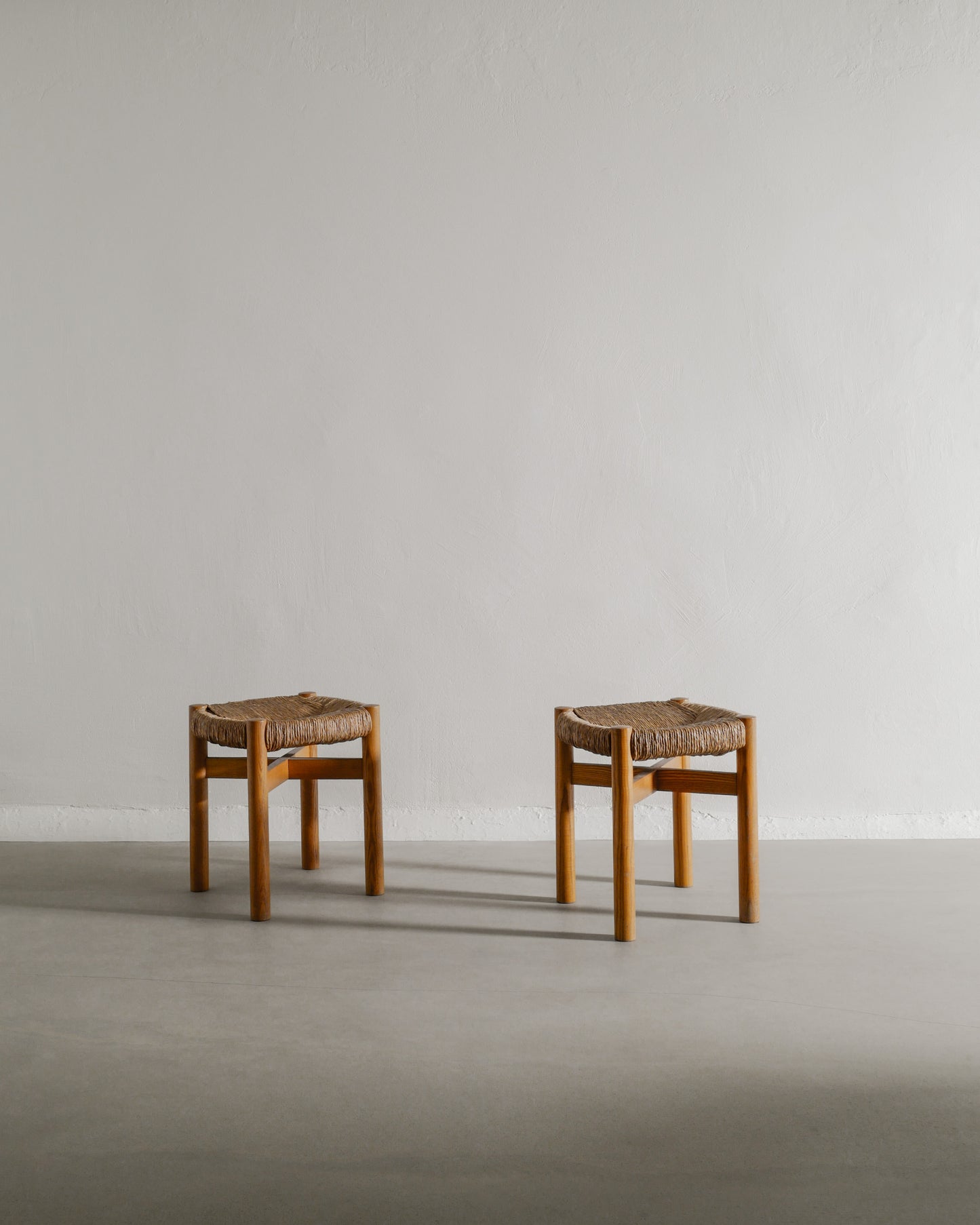 CHARLOTTE PERRIAND MERIBEL STOOLS, 1960s
