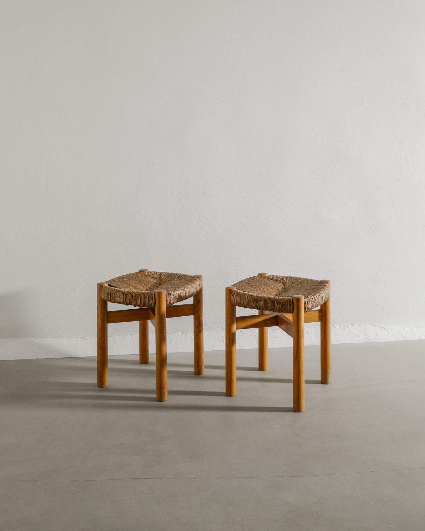 CHARLOTTE PERRIAND MERIBEL STOOLS, 1960s