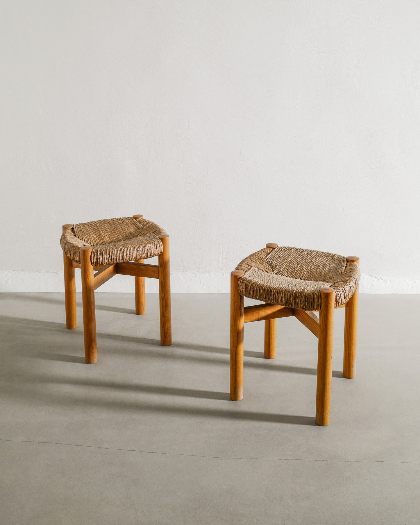 CHARLOTTE PERRIAND MERIBEL STOOLS, 1960s