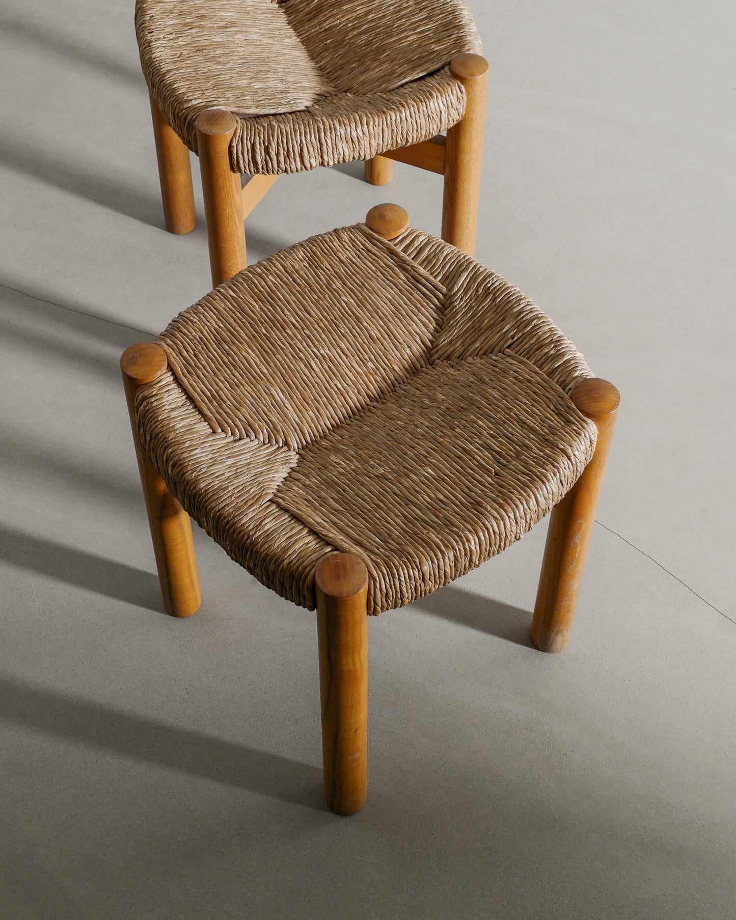 CHARLOTTE PERRIAND MERIBEL STOOLS, 1960s