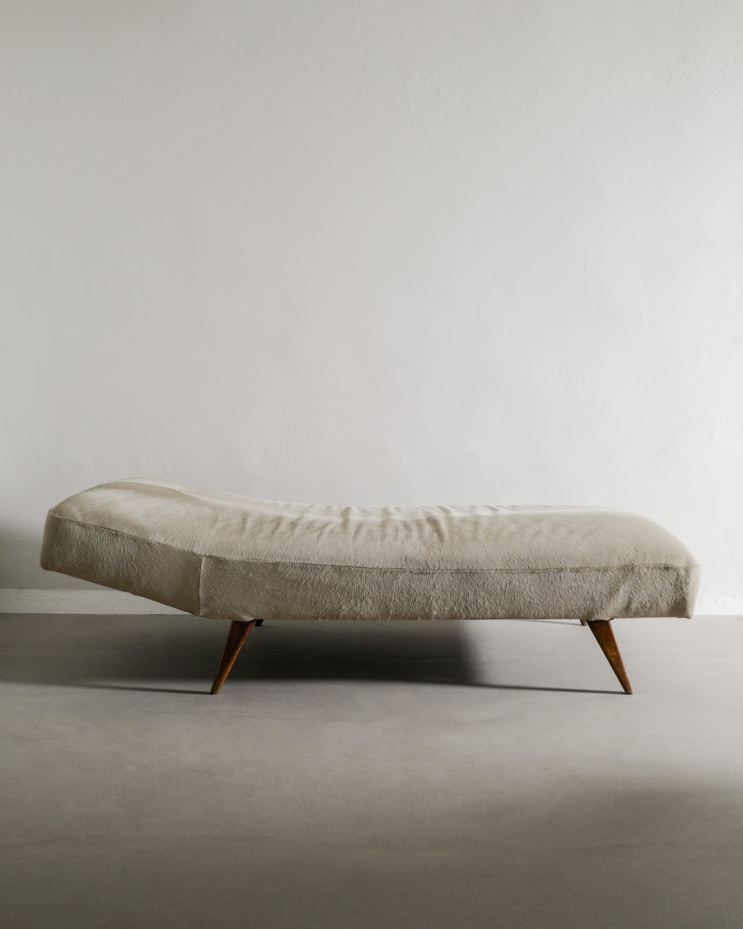 SWEDISH DAYBED IN TEAK AND HIDE, 1960s