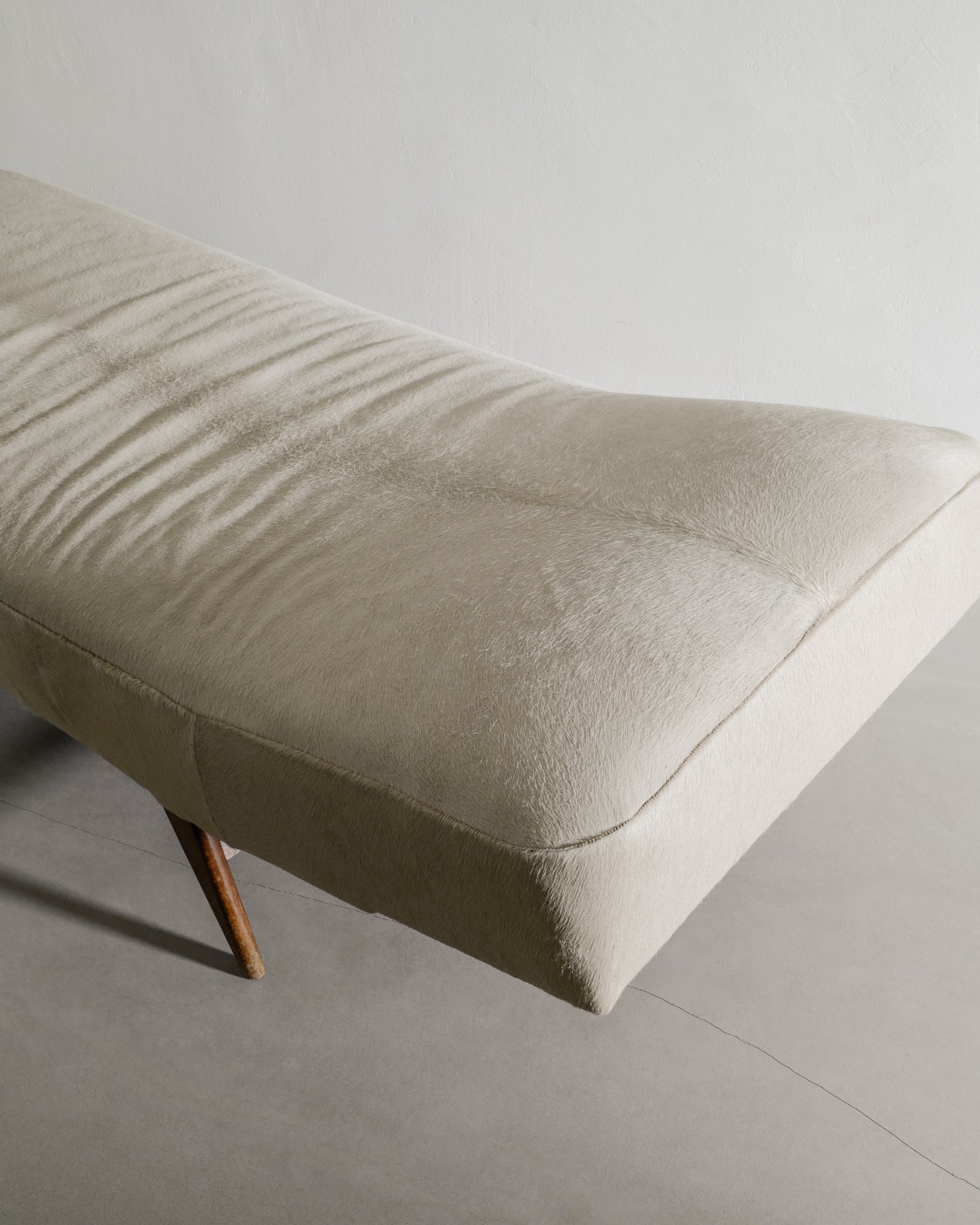 SWEDISH DAYBED IN TEAK AND HIDE, 1960s