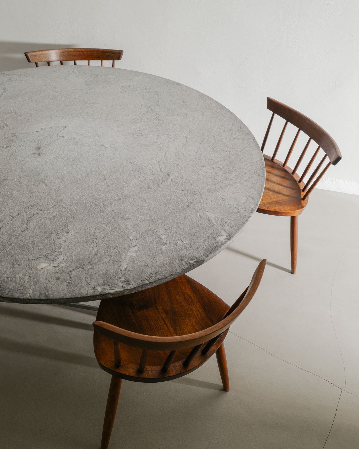 KJÆRHOLM & NAKASHIMA DINING SET, 1960s